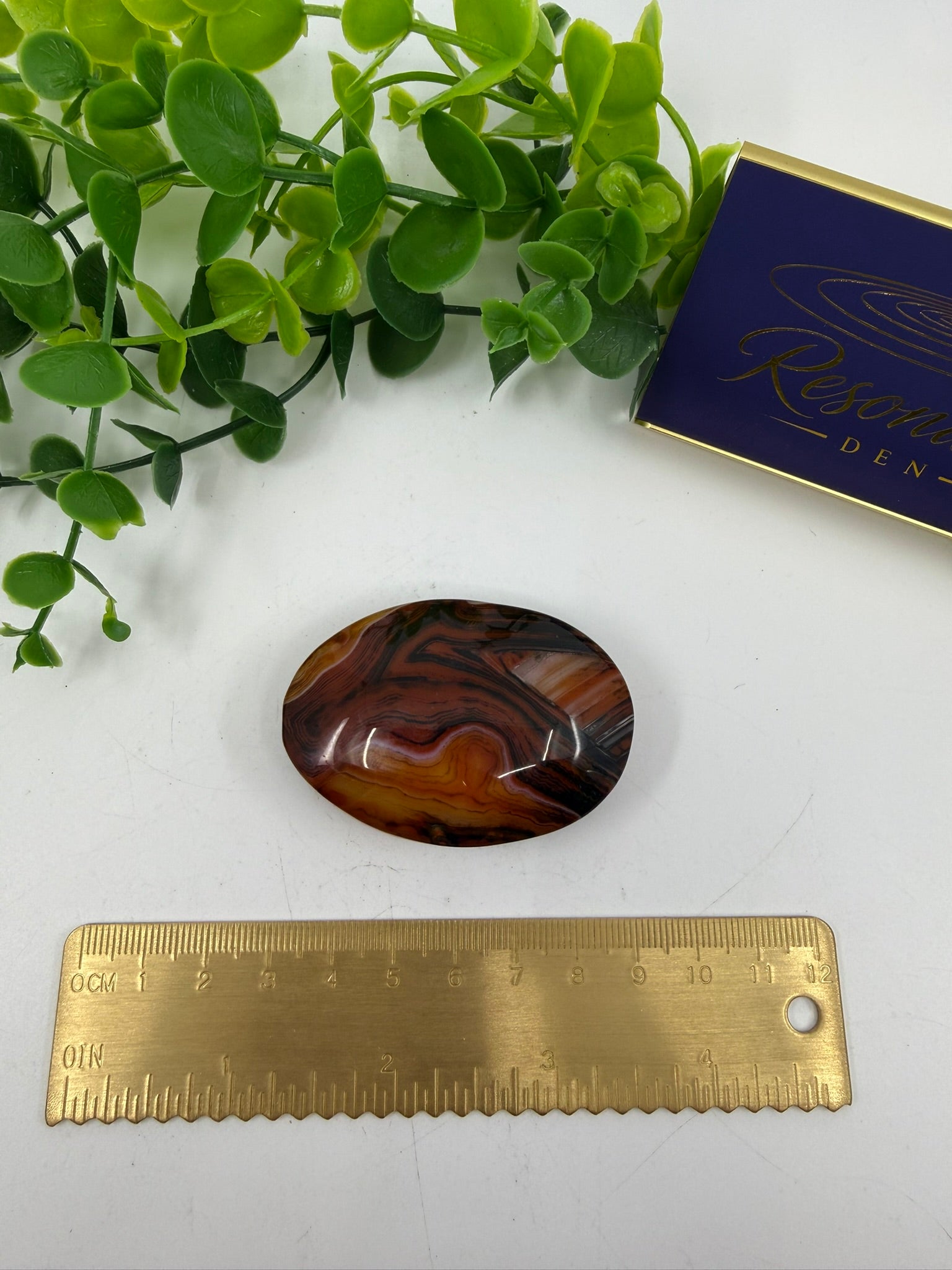 Carnelian Palm Stone (Opt E)