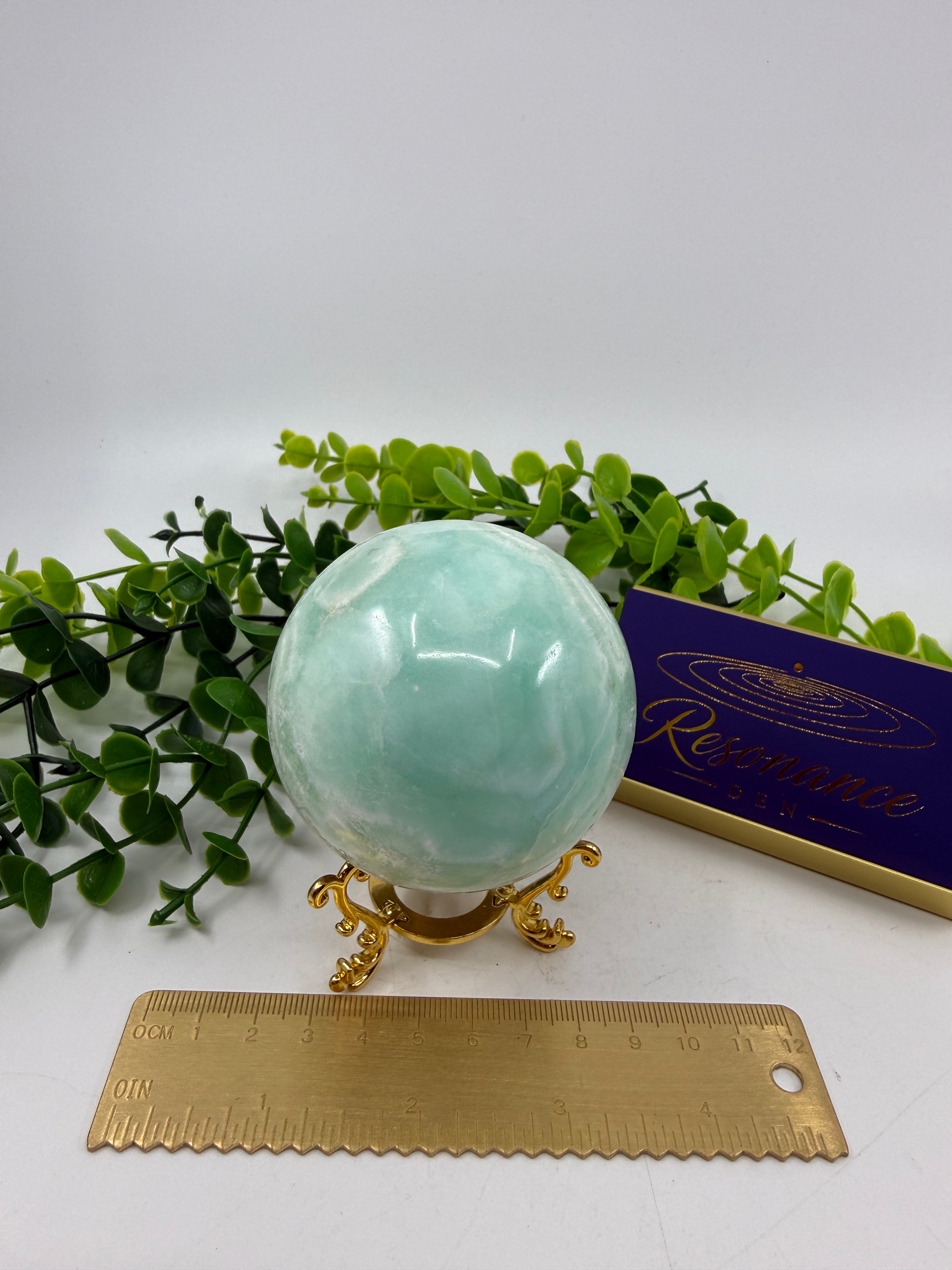 Caribbean Calcite Sphere (Opt C)
