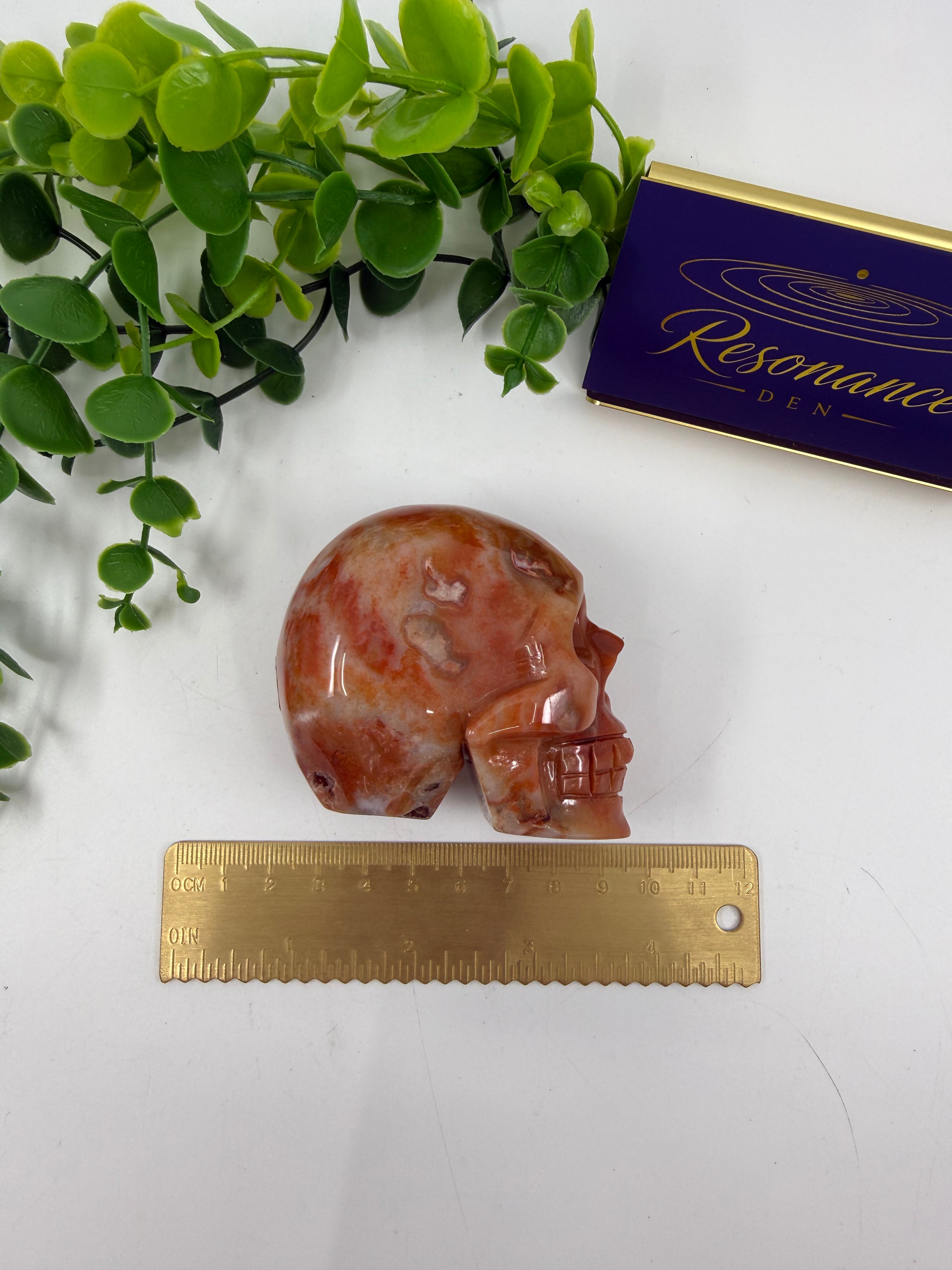 Carnelian Small Skull