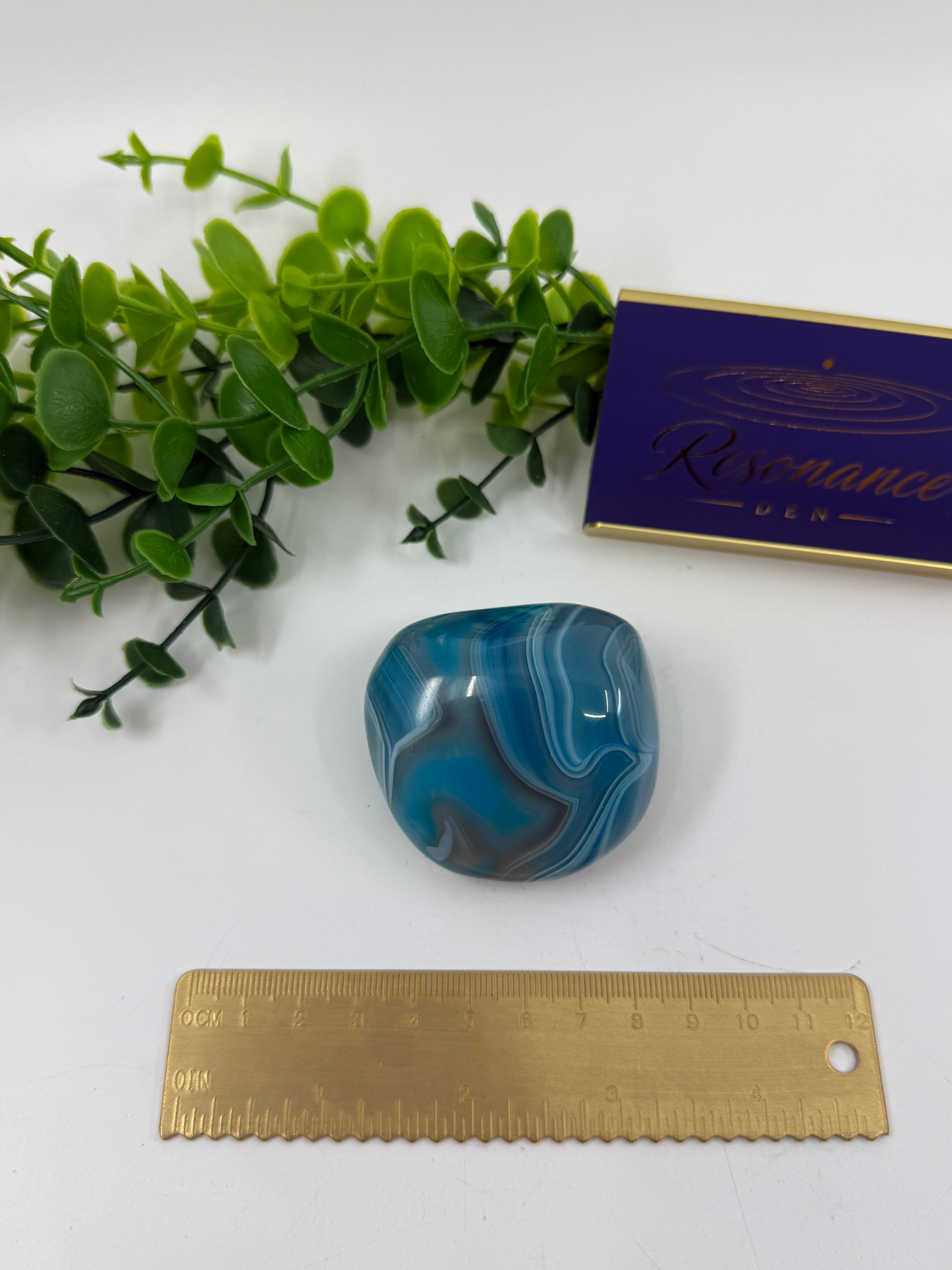 Dyed Blue Agate Freeform (Opt K)