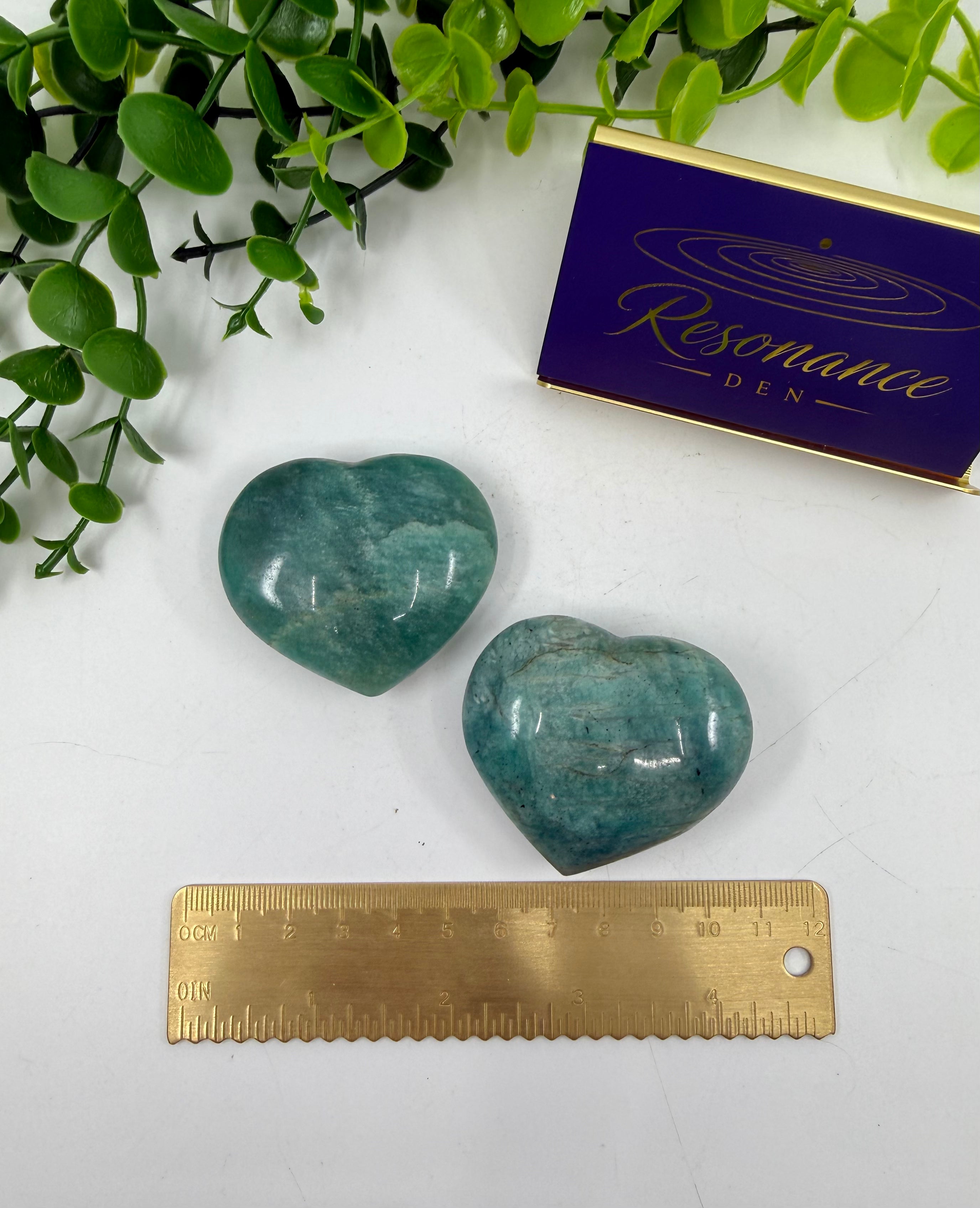 Amazonite Small hearts | Intuitively Chosen