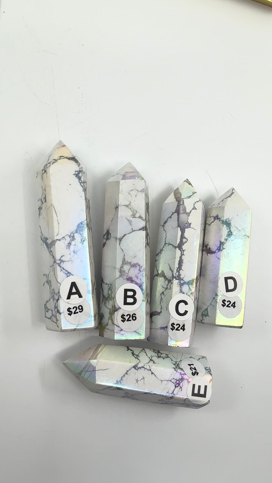 Aura Howlite Tower (Opt E)