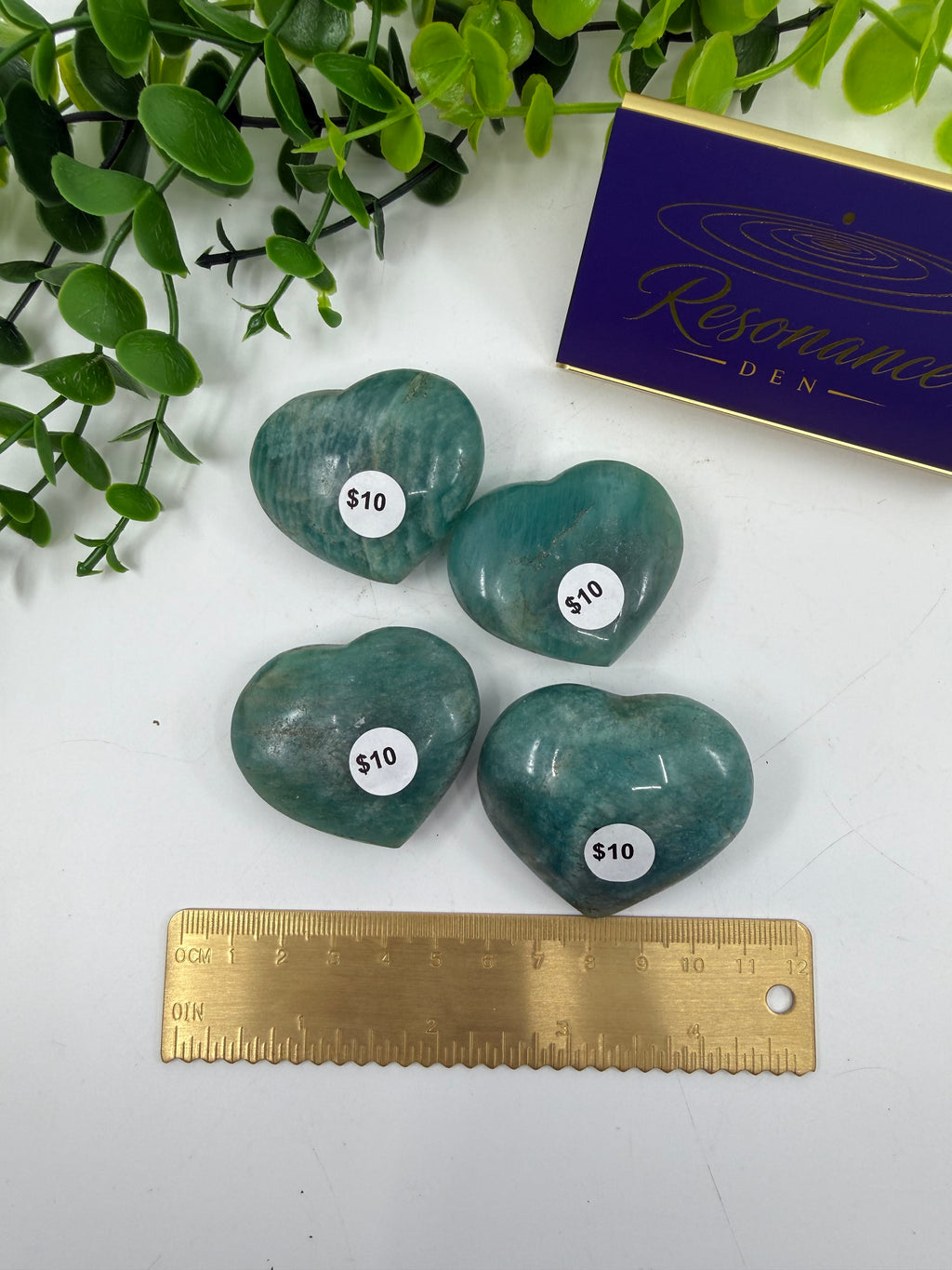 Amazonite Small hearts | Intuitively Chosen