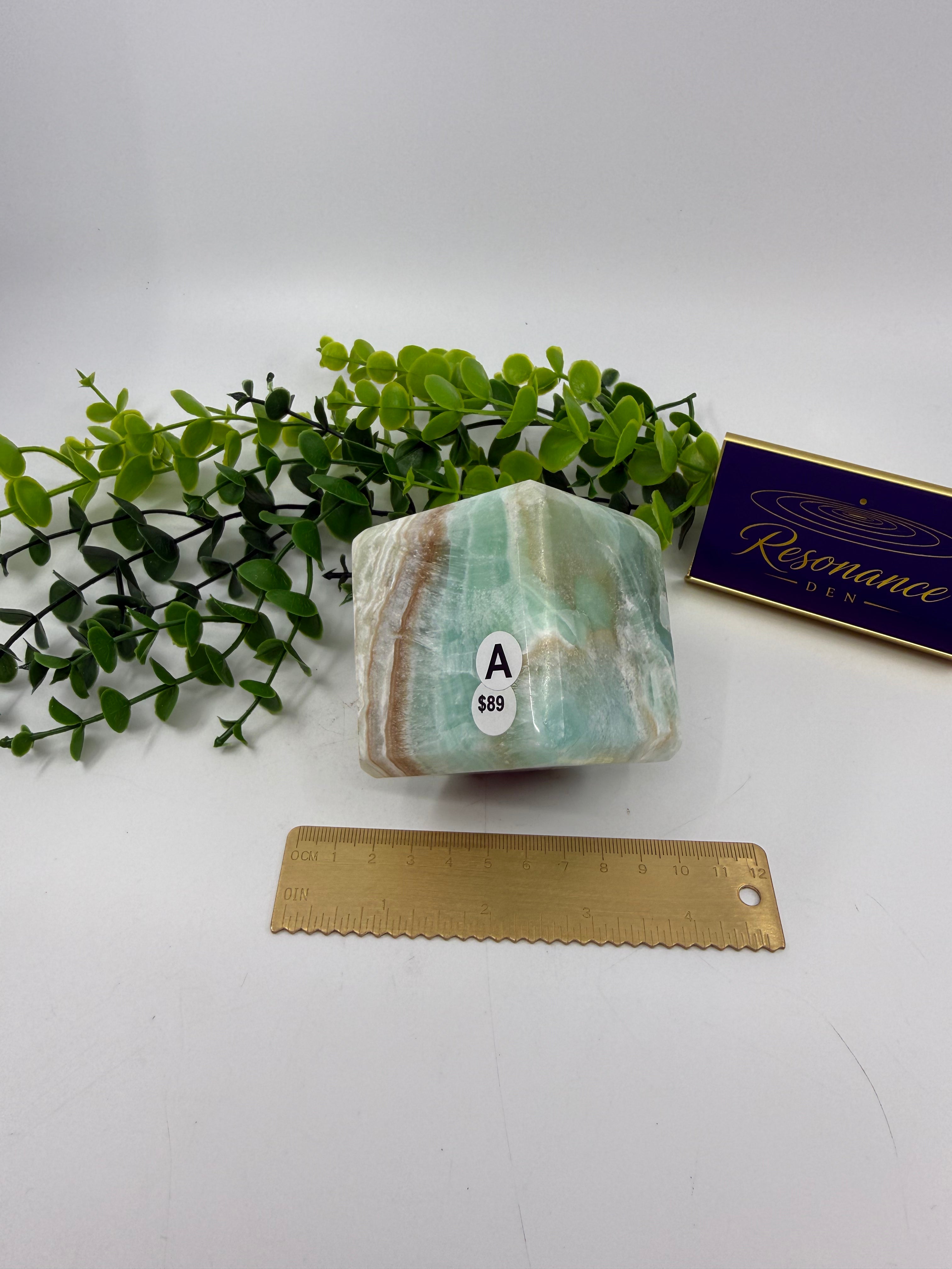 Caribbean Calcite Cube (Opt A)