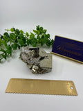 Pyrite with Calcite Raw Chunk (Opt E)
