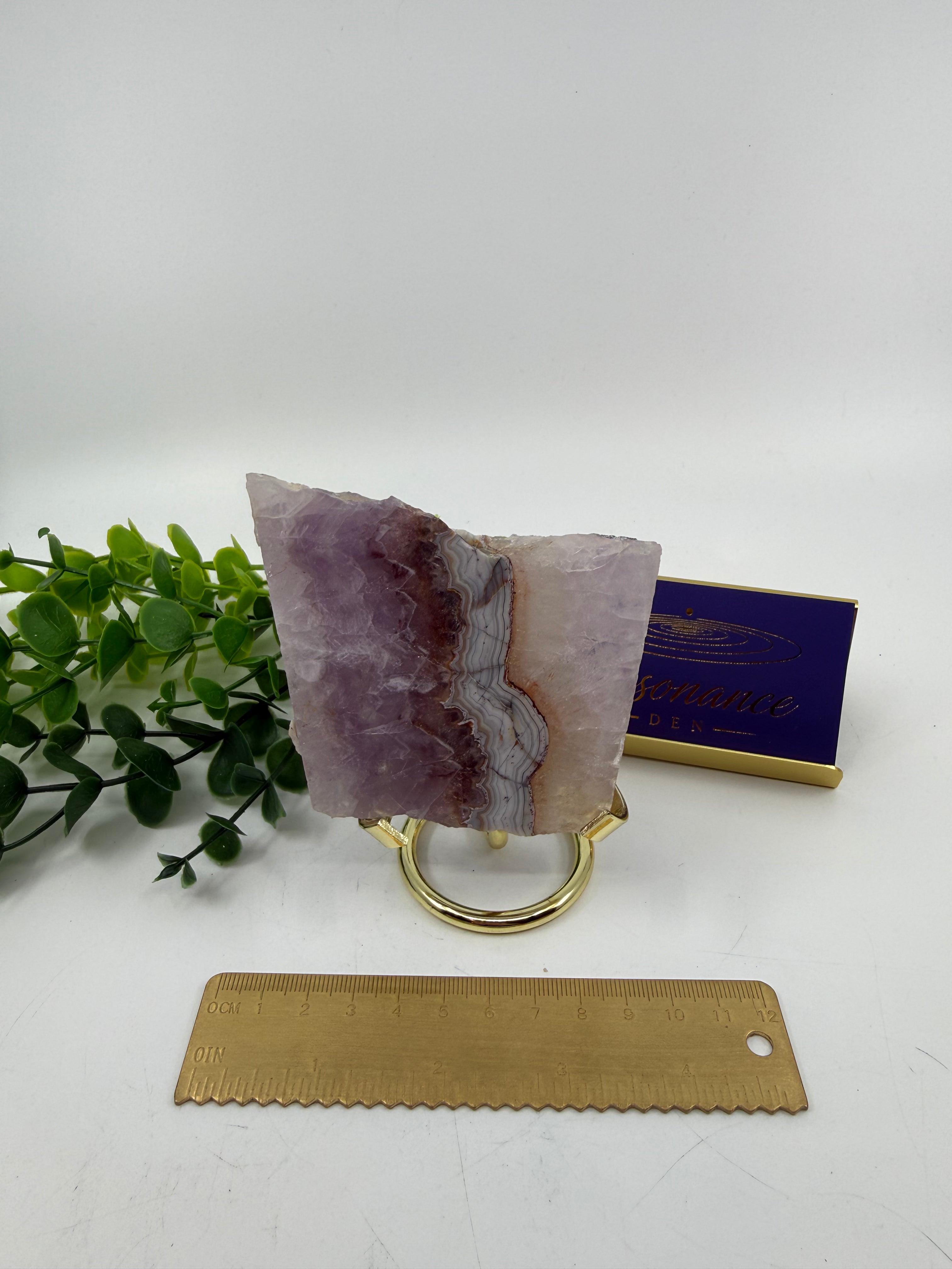Chevron Amethyst Slab (Opt A)