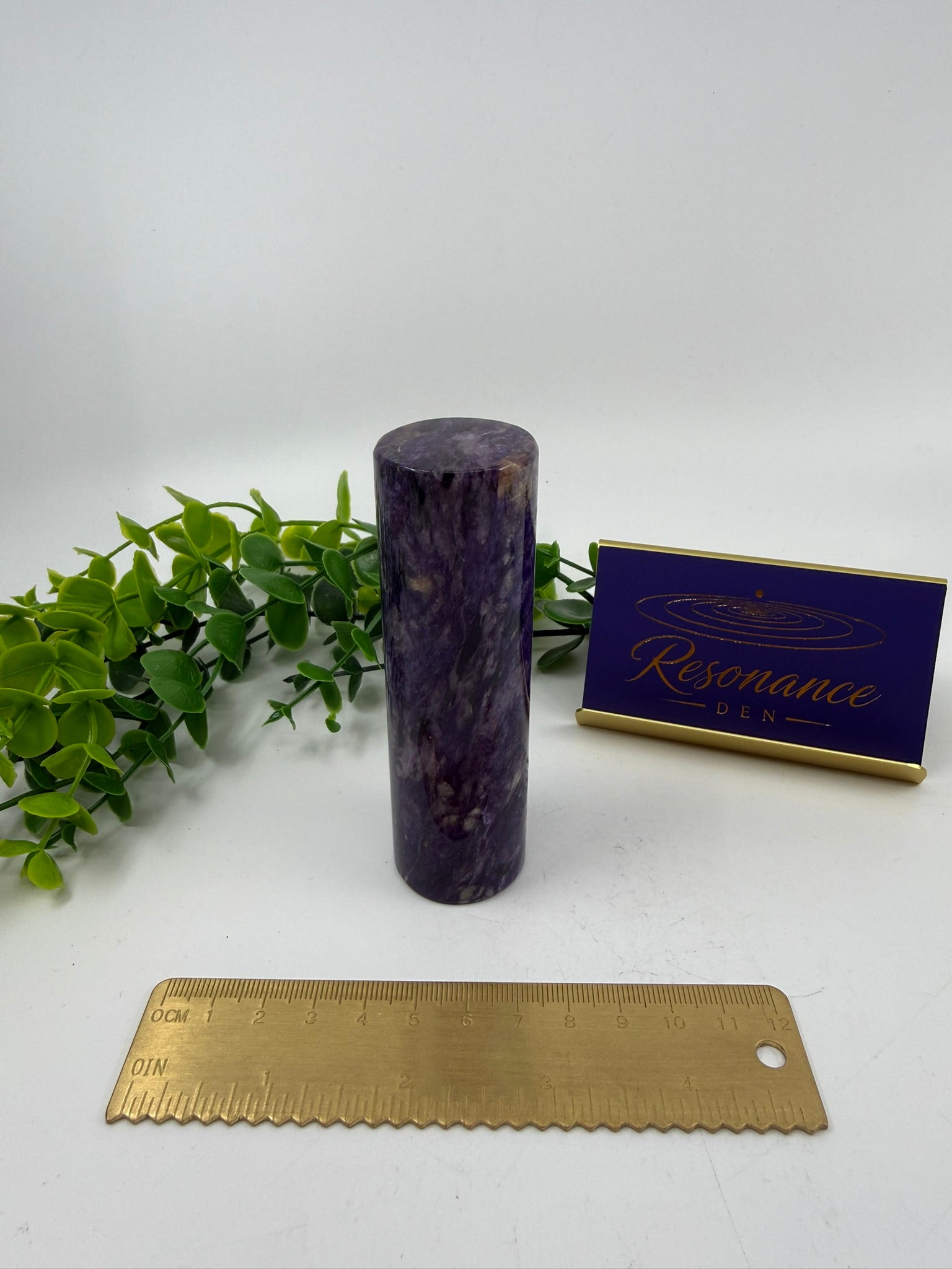 Charoite Palm Charger (Opt A)