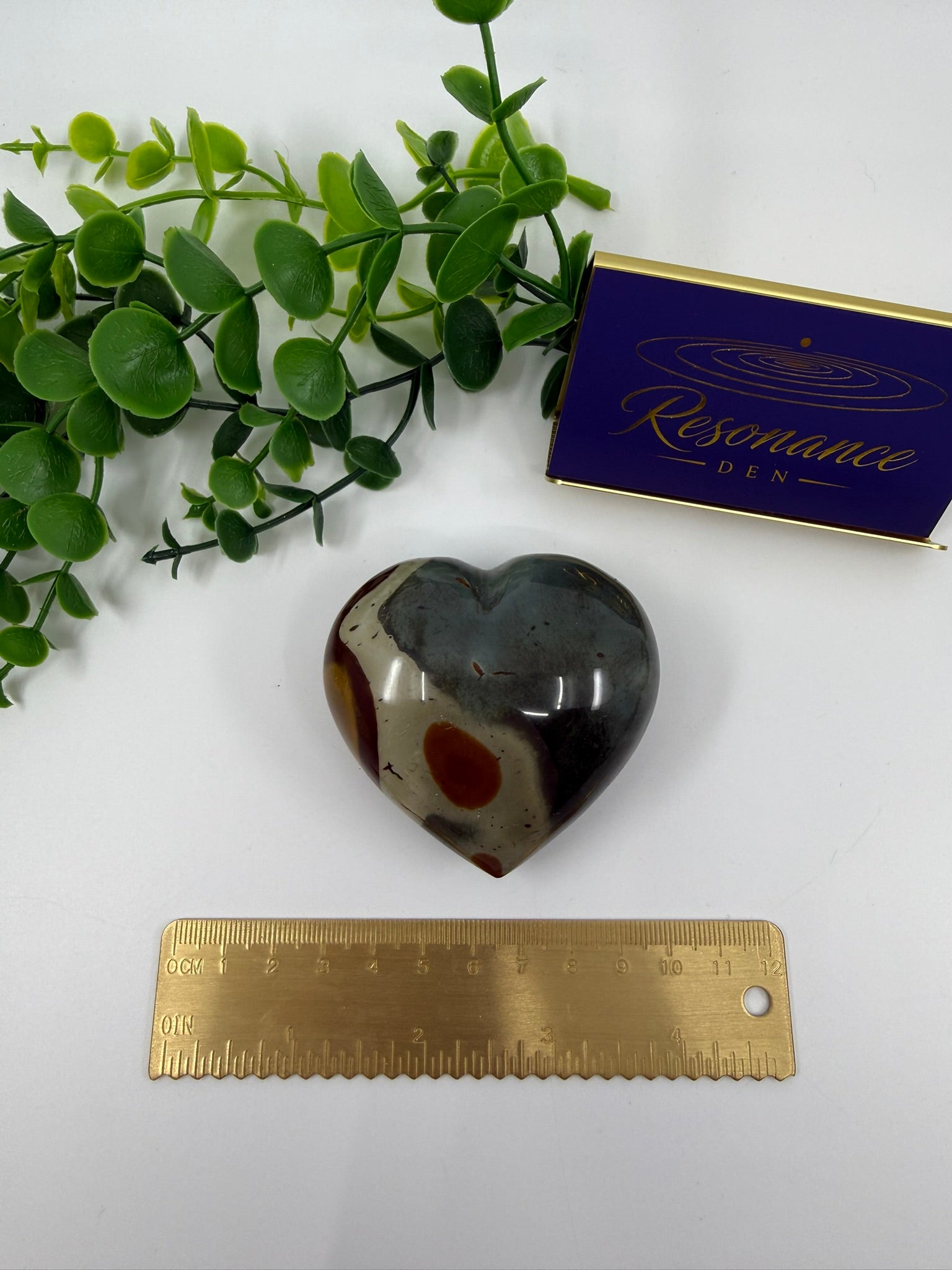 Polychrome Jasper Heart (Opt E)
