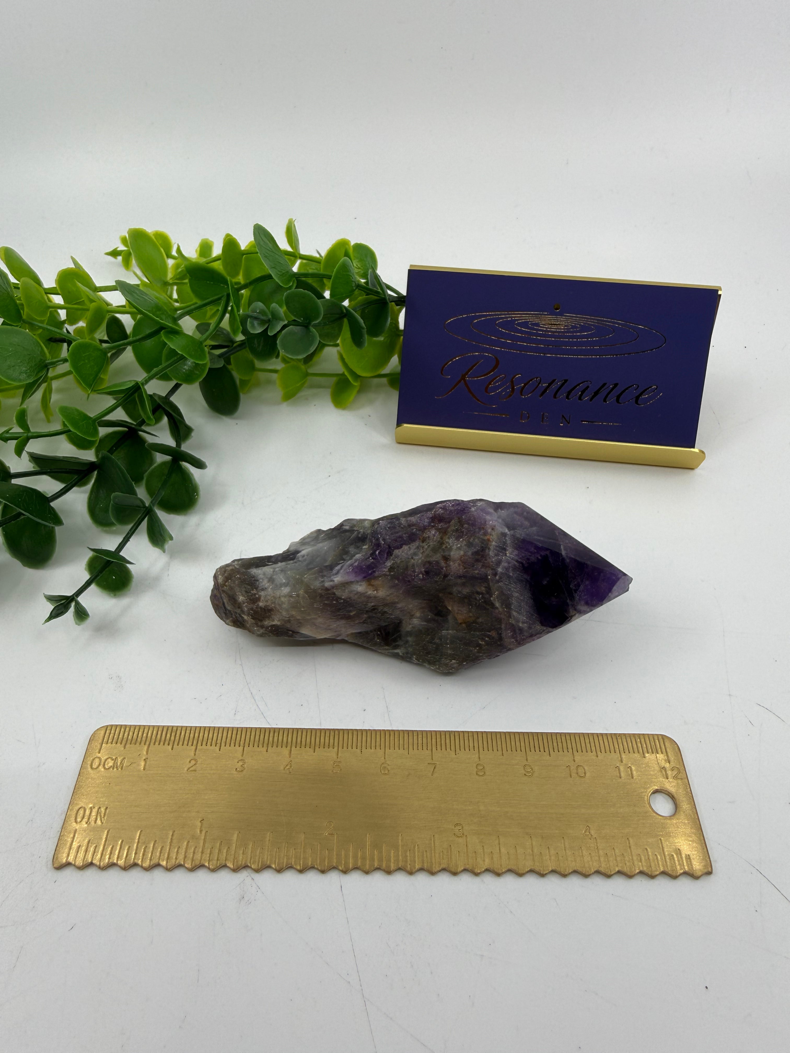 Chevron Amethyst Raw Point (Opt A)