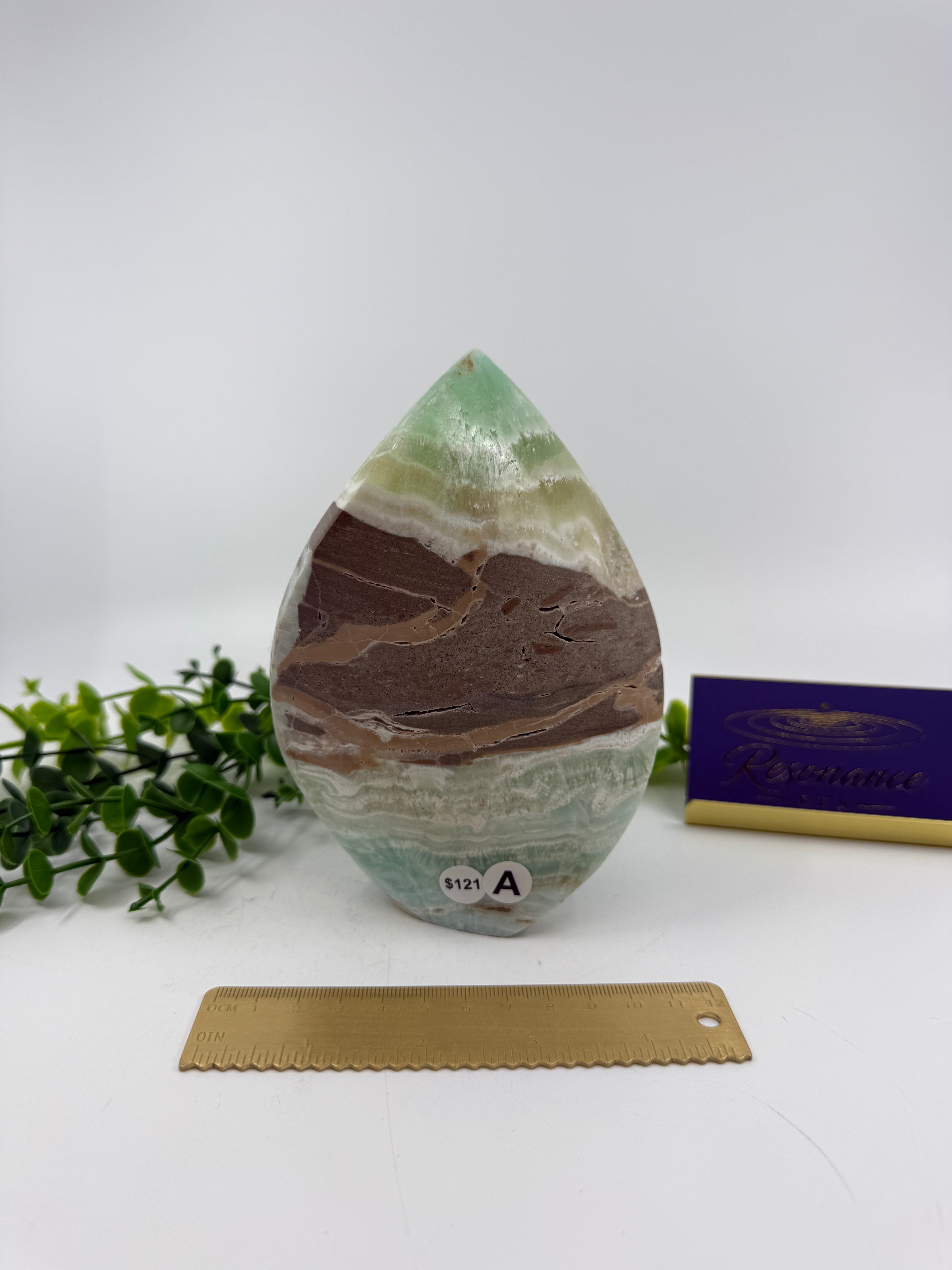 Caribbean Calcite Large Flame (Opt A)