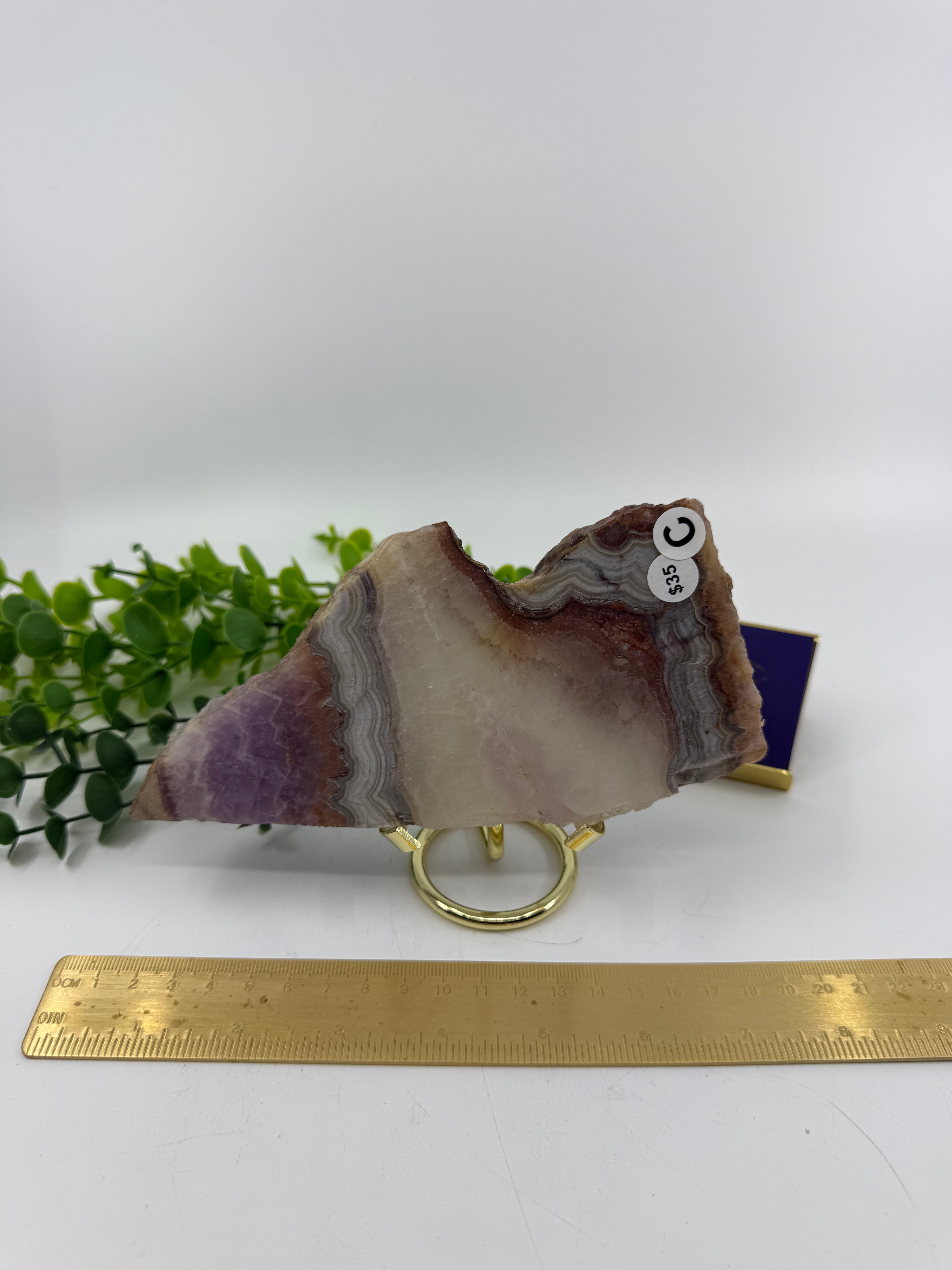 Chevron Amethyst Slab (Opt C)