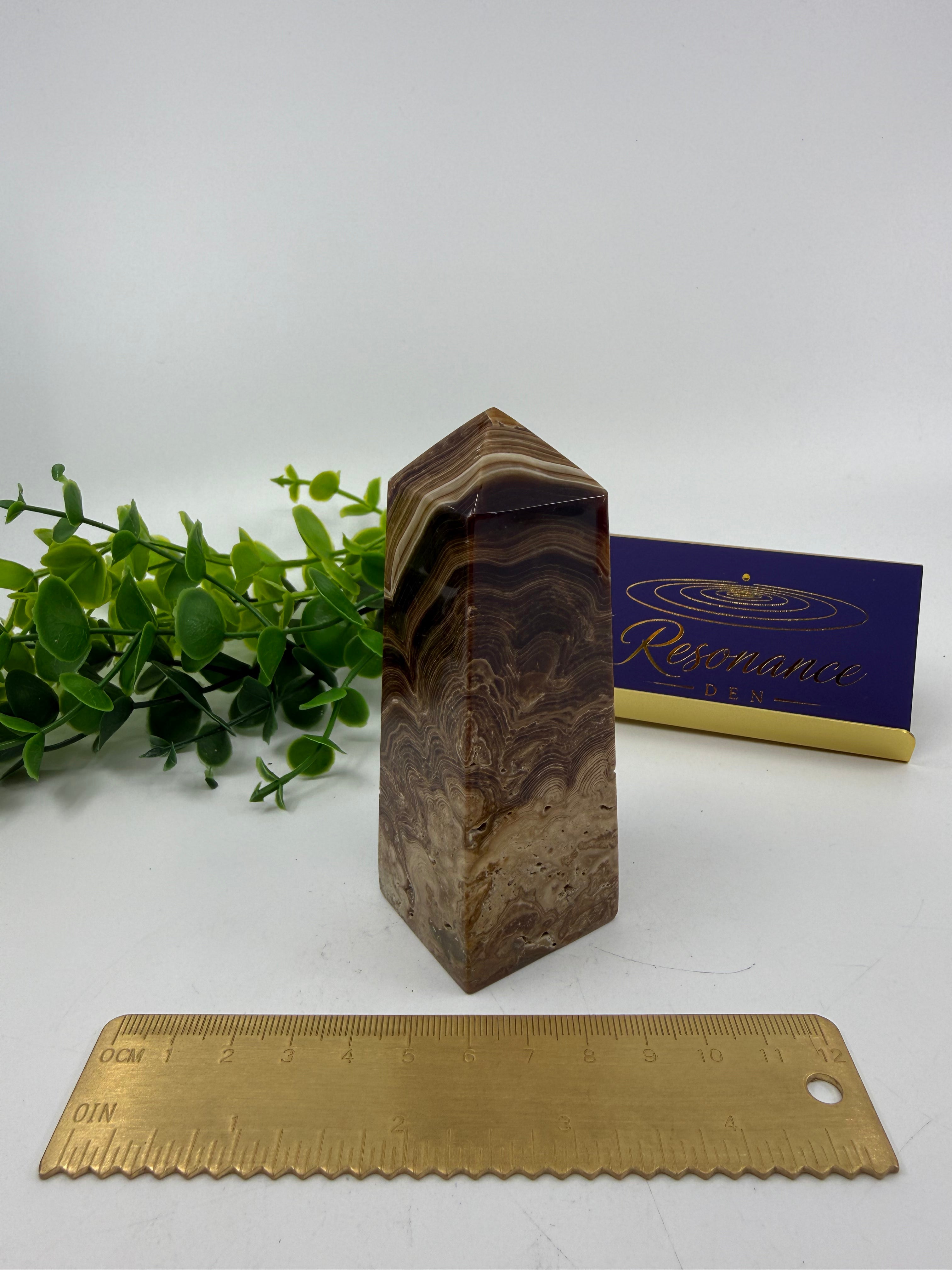 Chocolate Calcite Tower (Opt B)