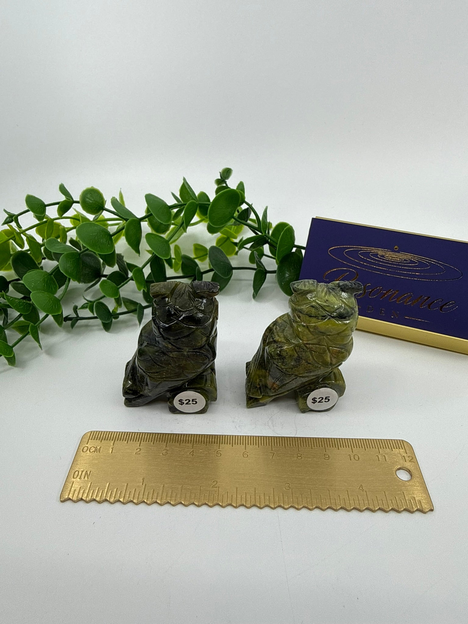 Green Opal Owls (Opt A & B)