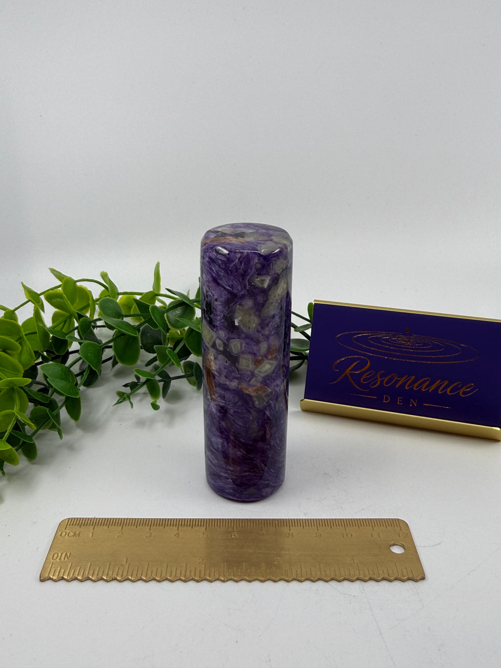 Charoite Palm Charger (Opt C)