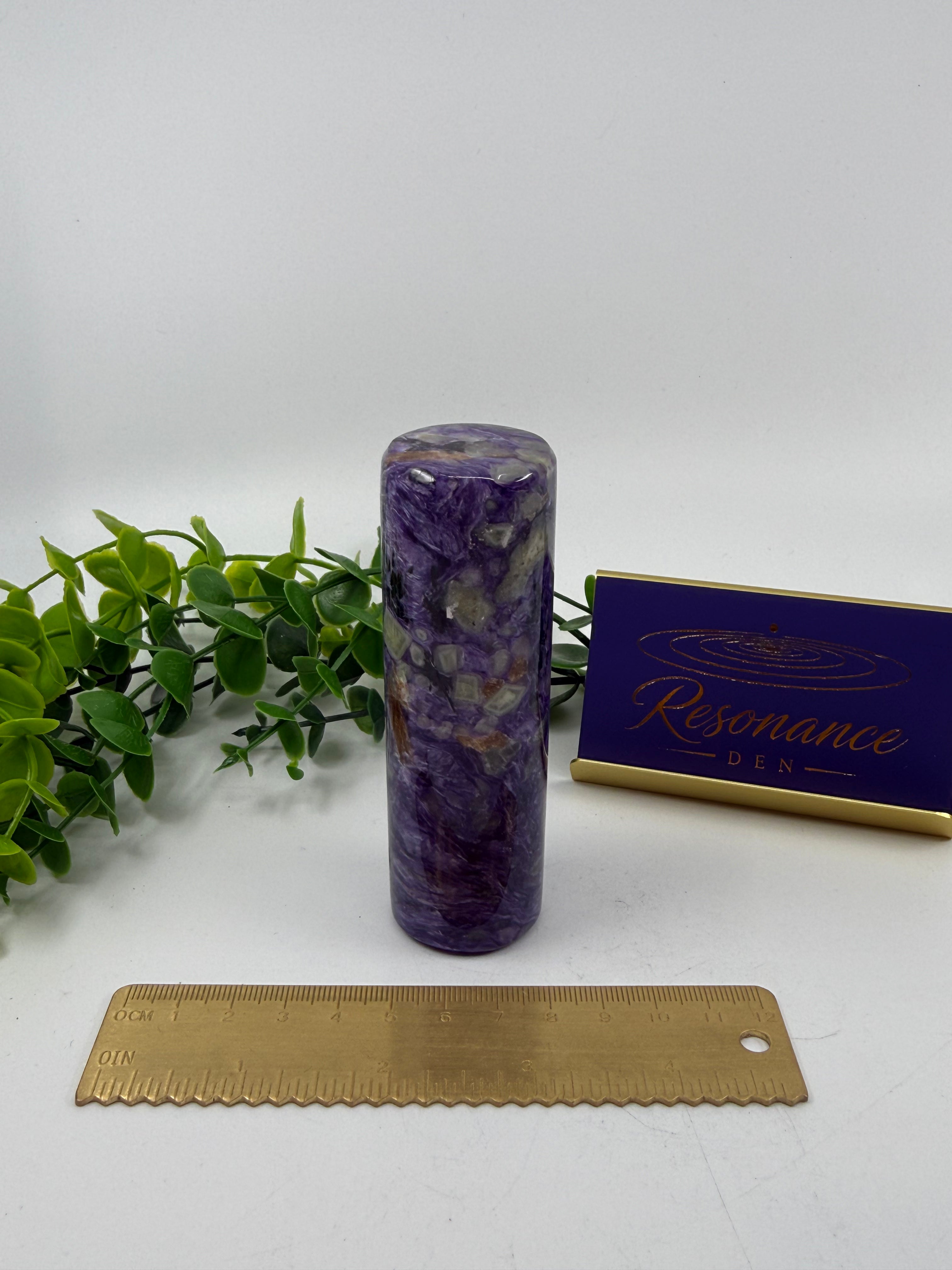 Charoite Palm Charger (Opt C)