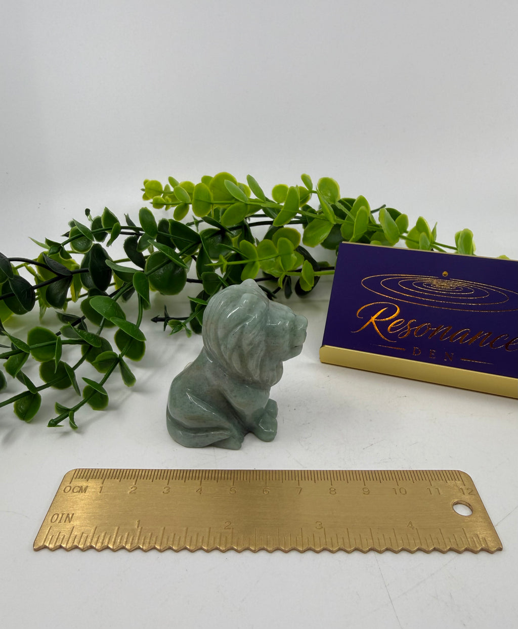 Green Aventurine Mini Lion