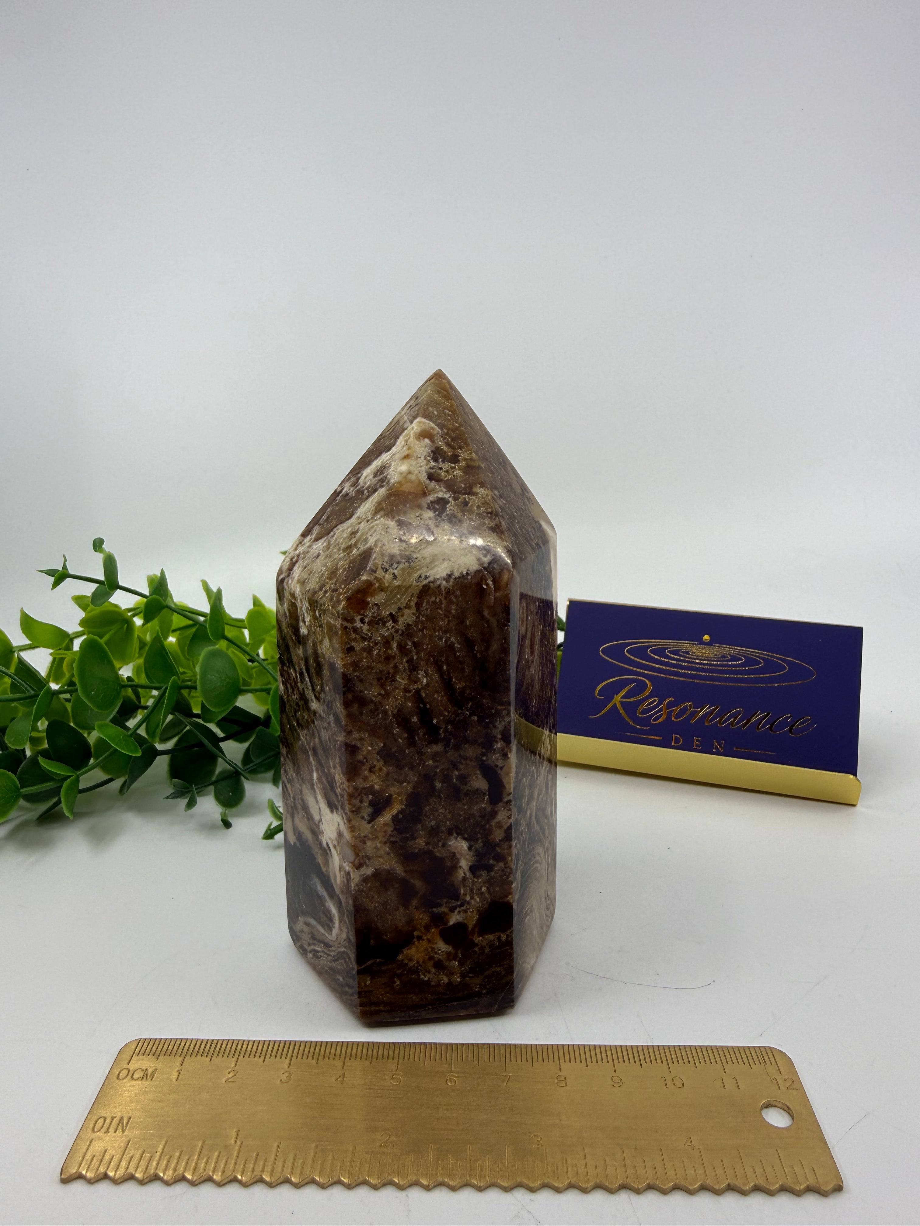 Chocolate Calcite Tower (Opt D)