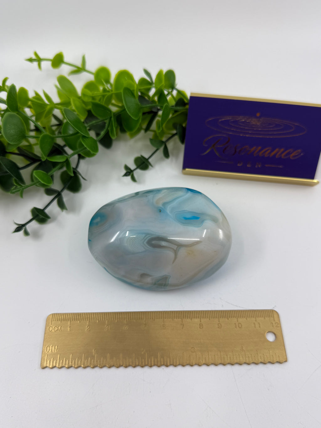 Dyed Blue Agate Freeform (Opt J)