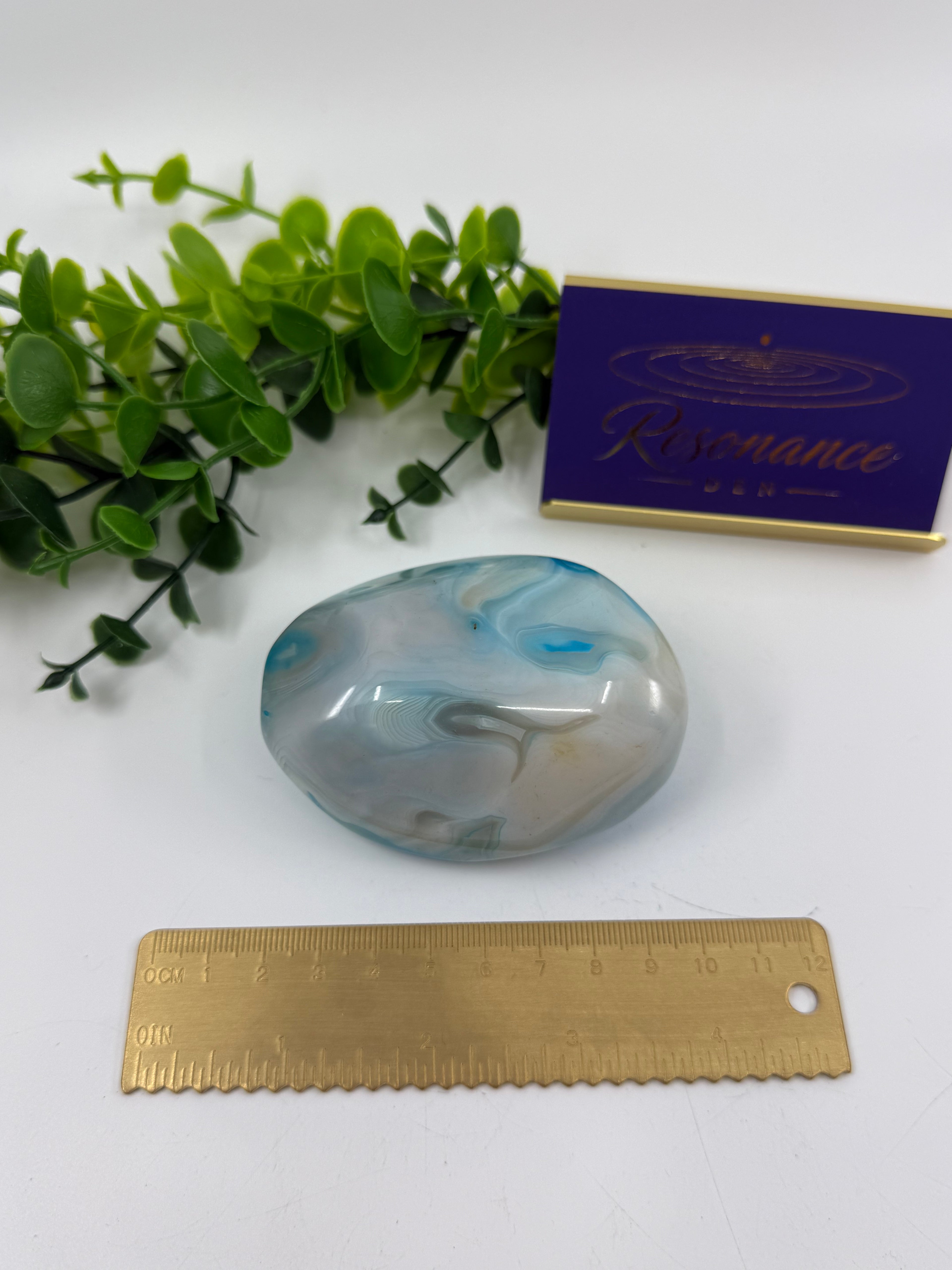 Dyed Blue Agate Freeform (Opt J)