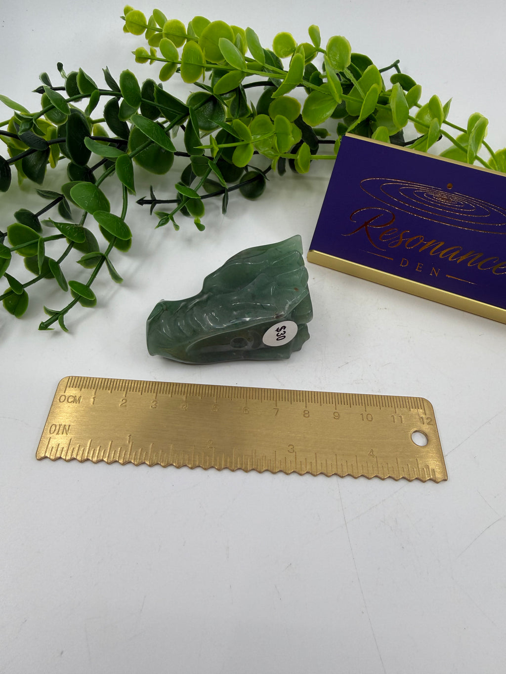 Green Aventurine Dragon's Head