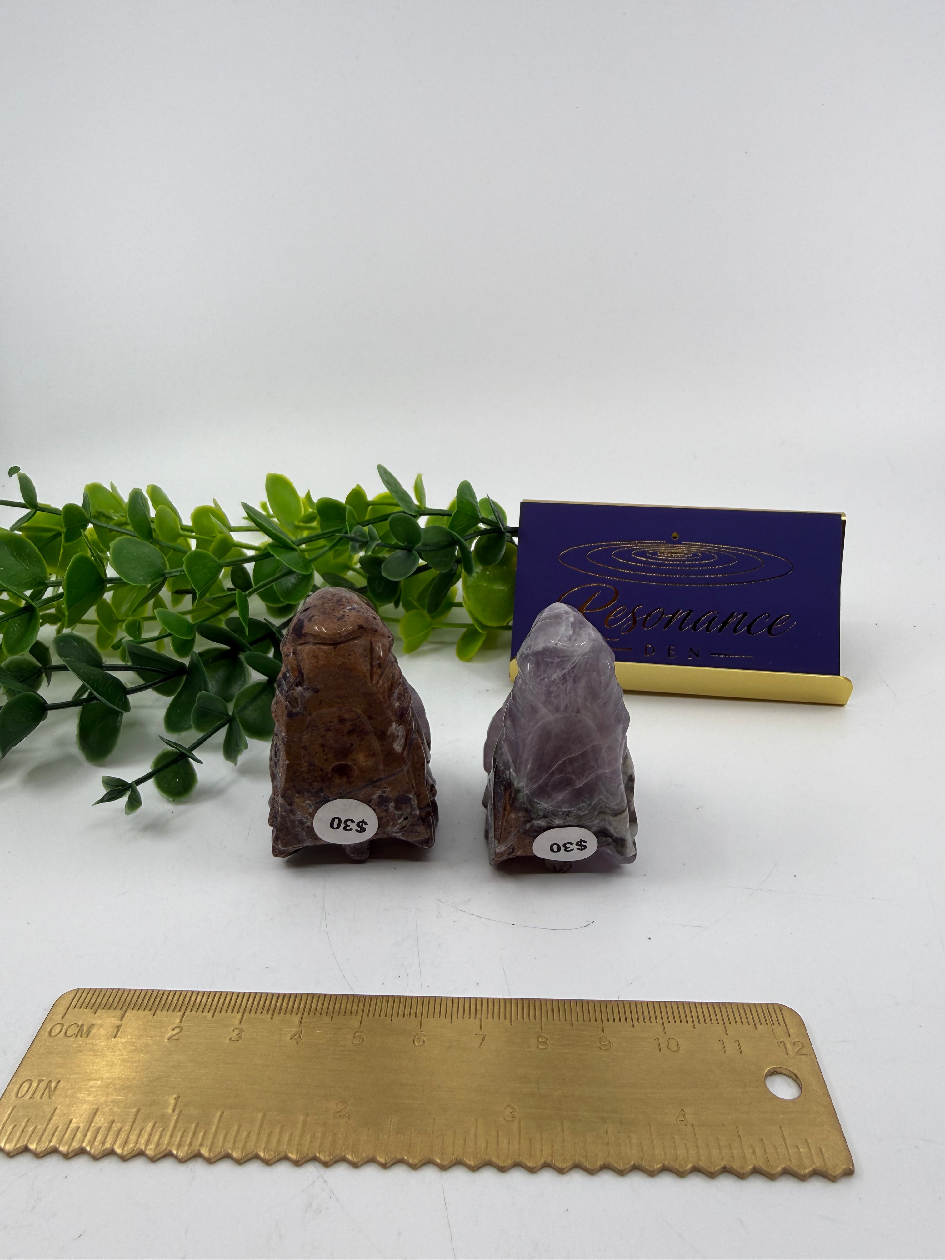 Chevron Amethyst Dragon Head Carving | Intuitively Chosen