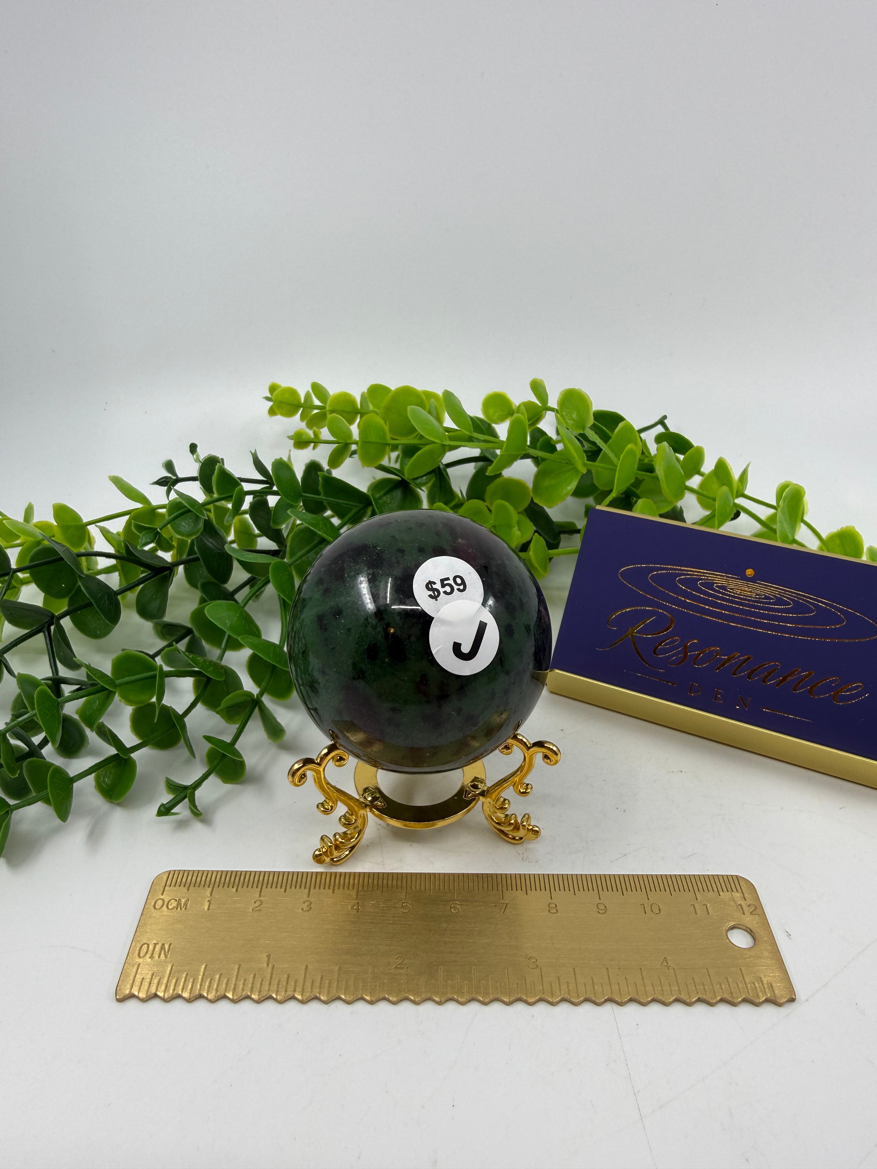 Ruby Zoisite Sphere (Opt J)