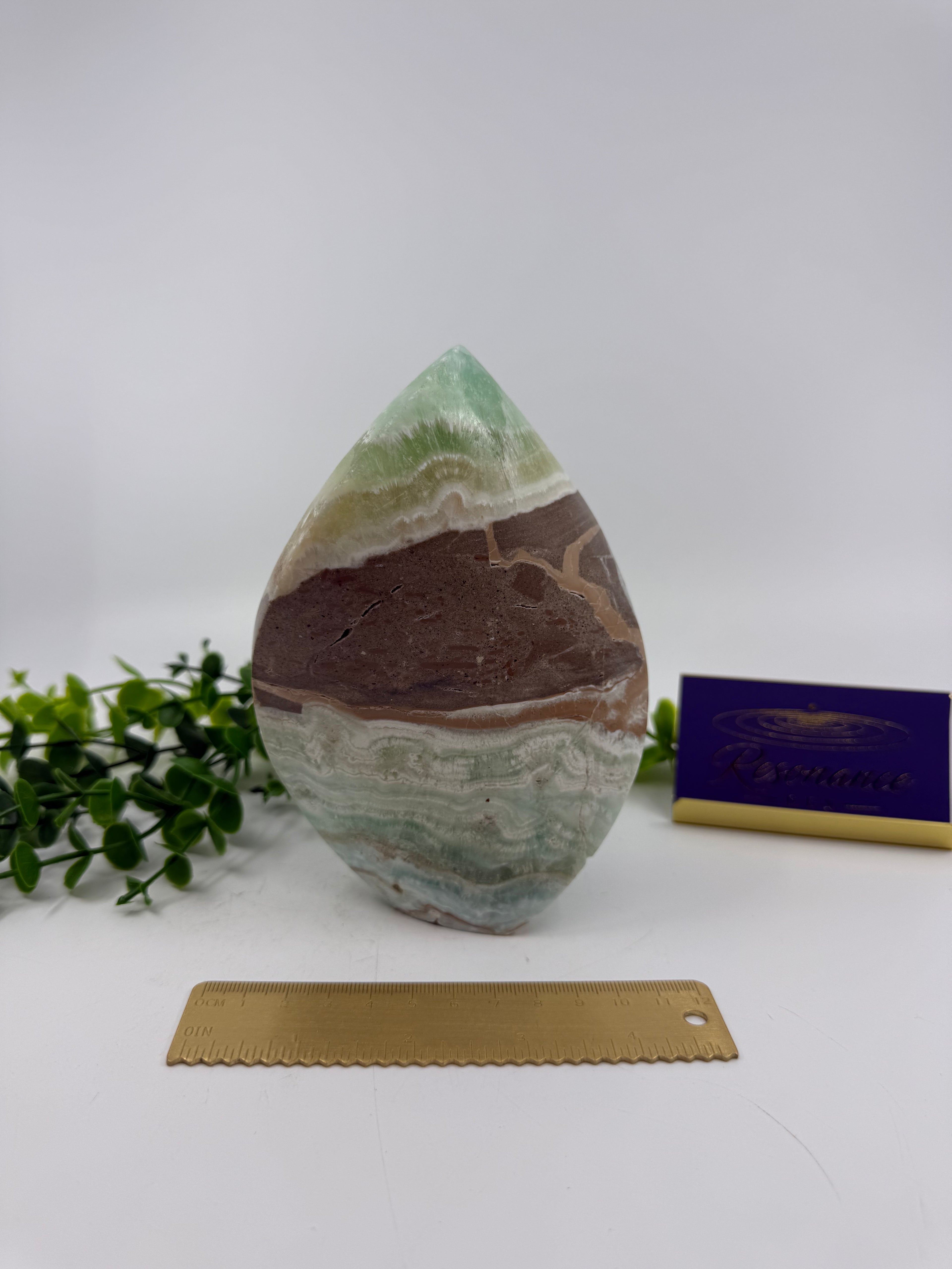 Caribbean Calcite Large Flame (Opt A)