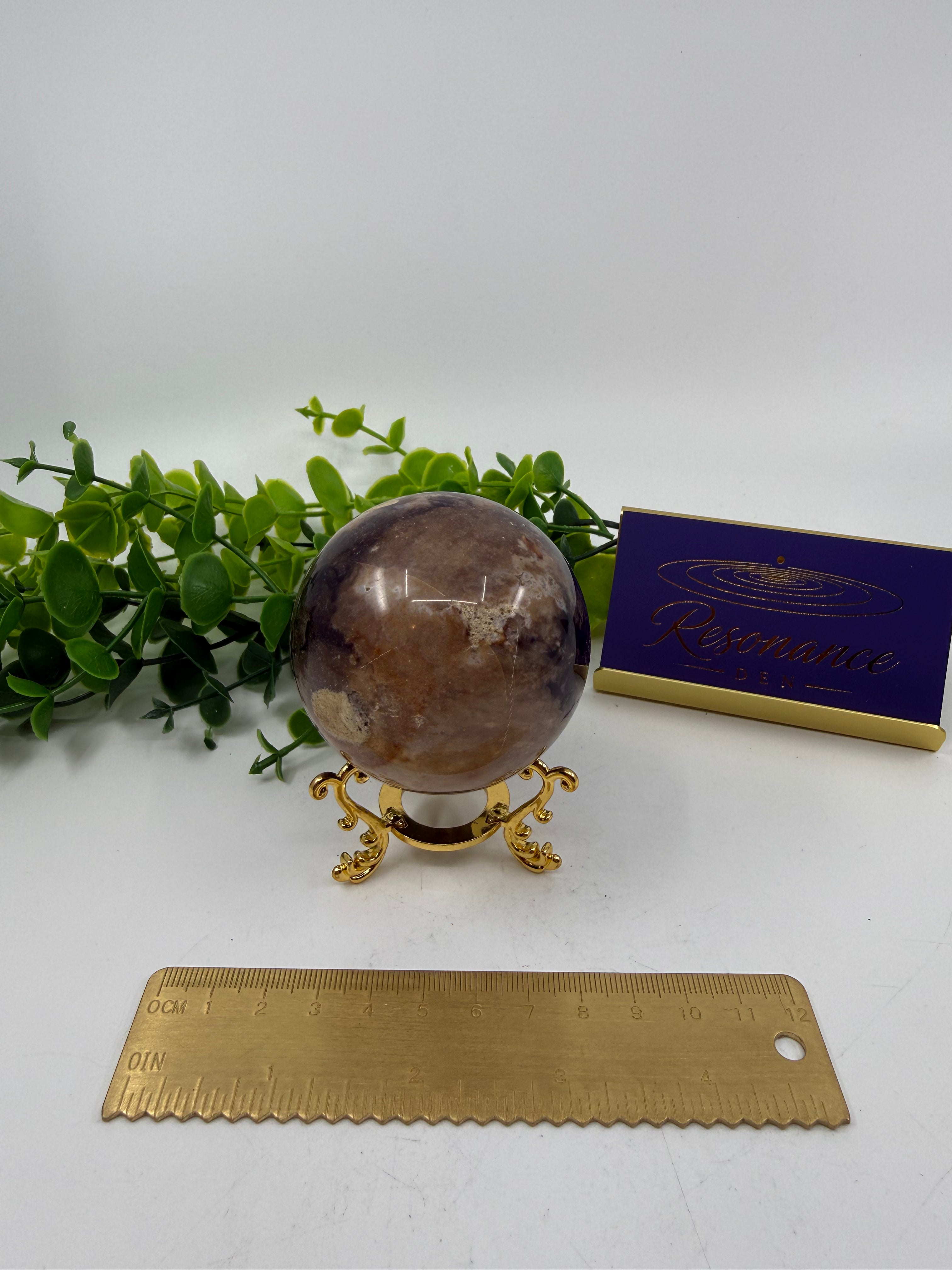 Chocolate Calcite Sphere (Opt B)