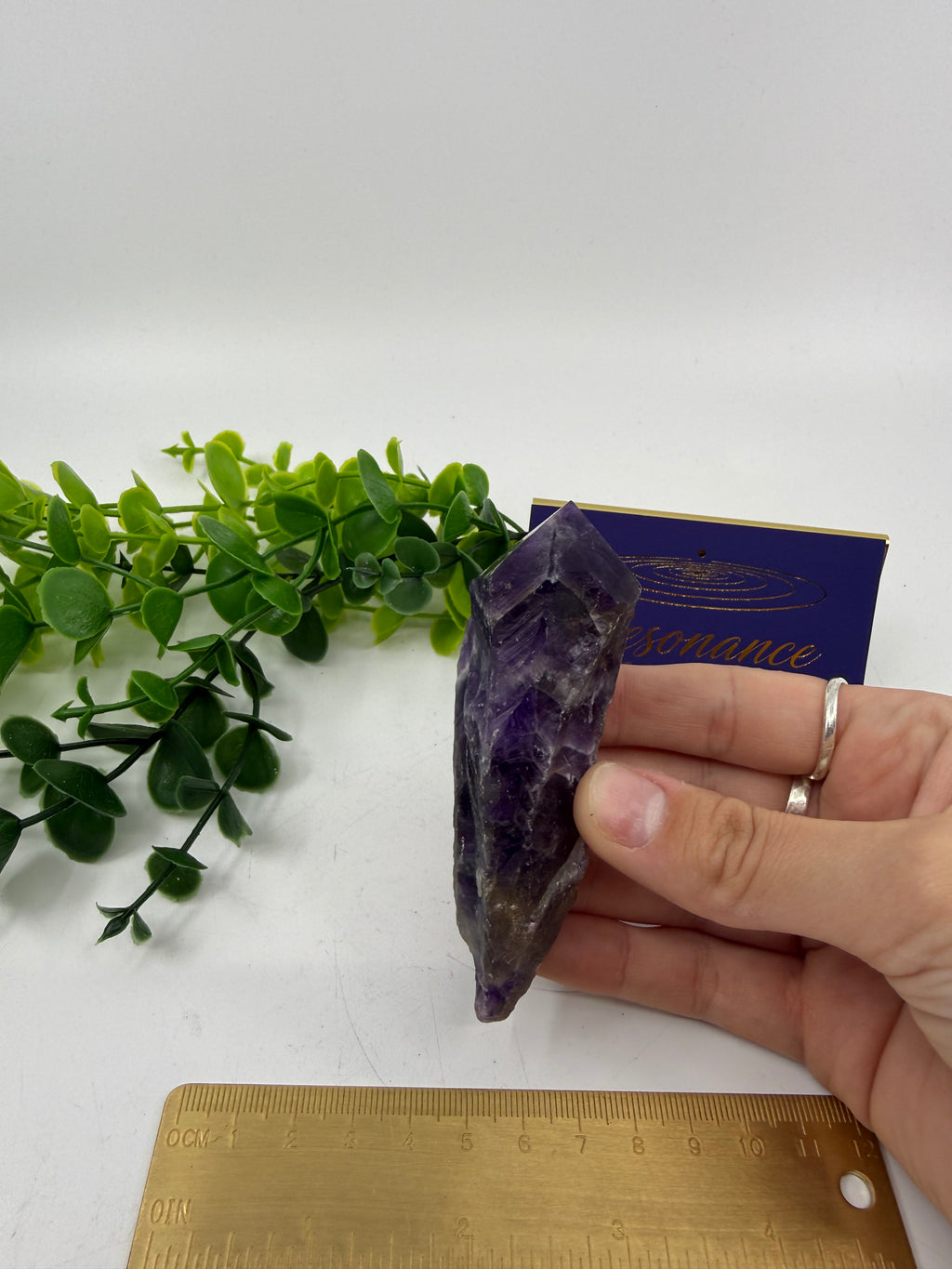 Chevron Amethyst Raw Point (Opt B)