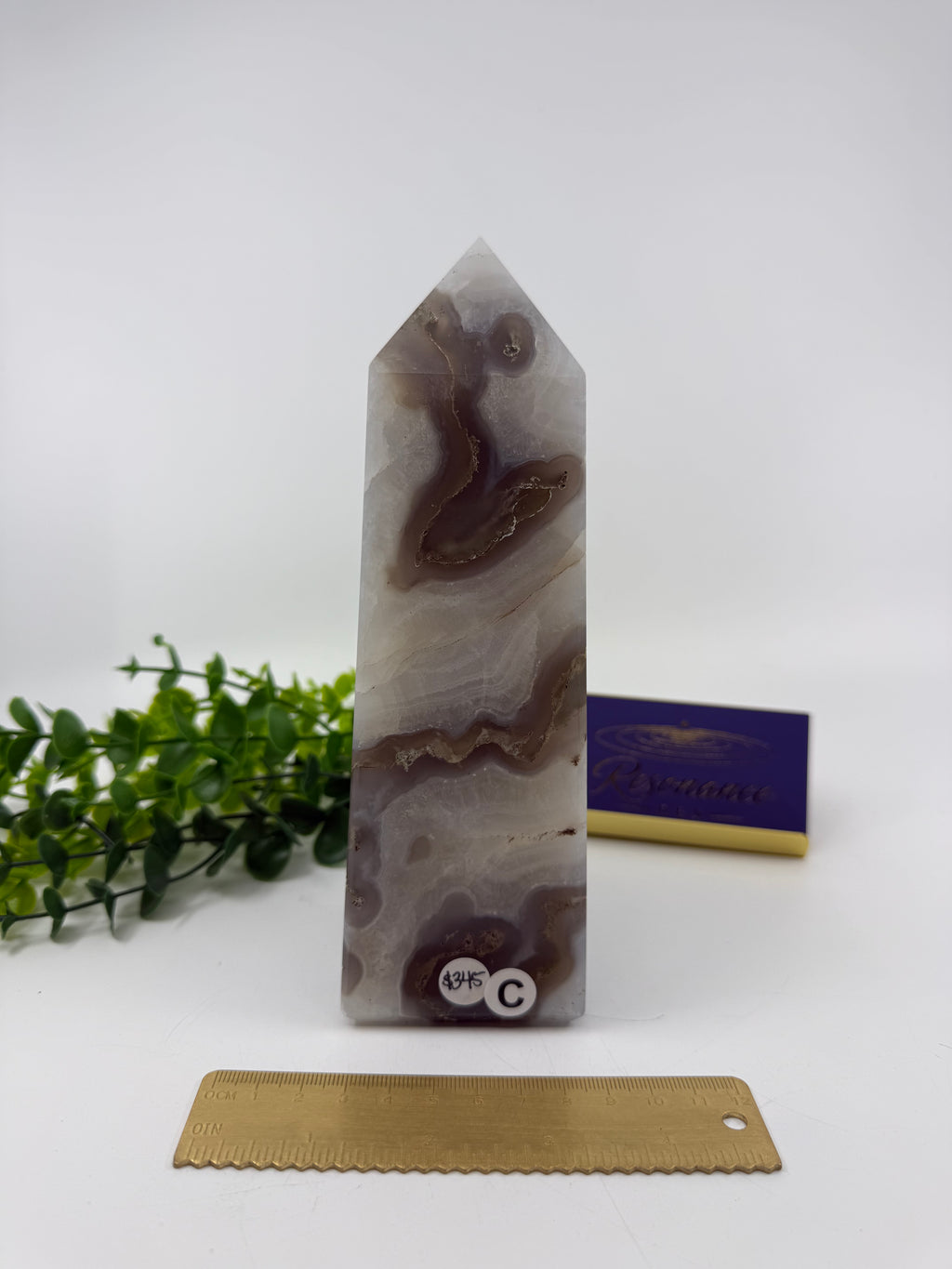 Moss Agate Large Tower (Opt C)