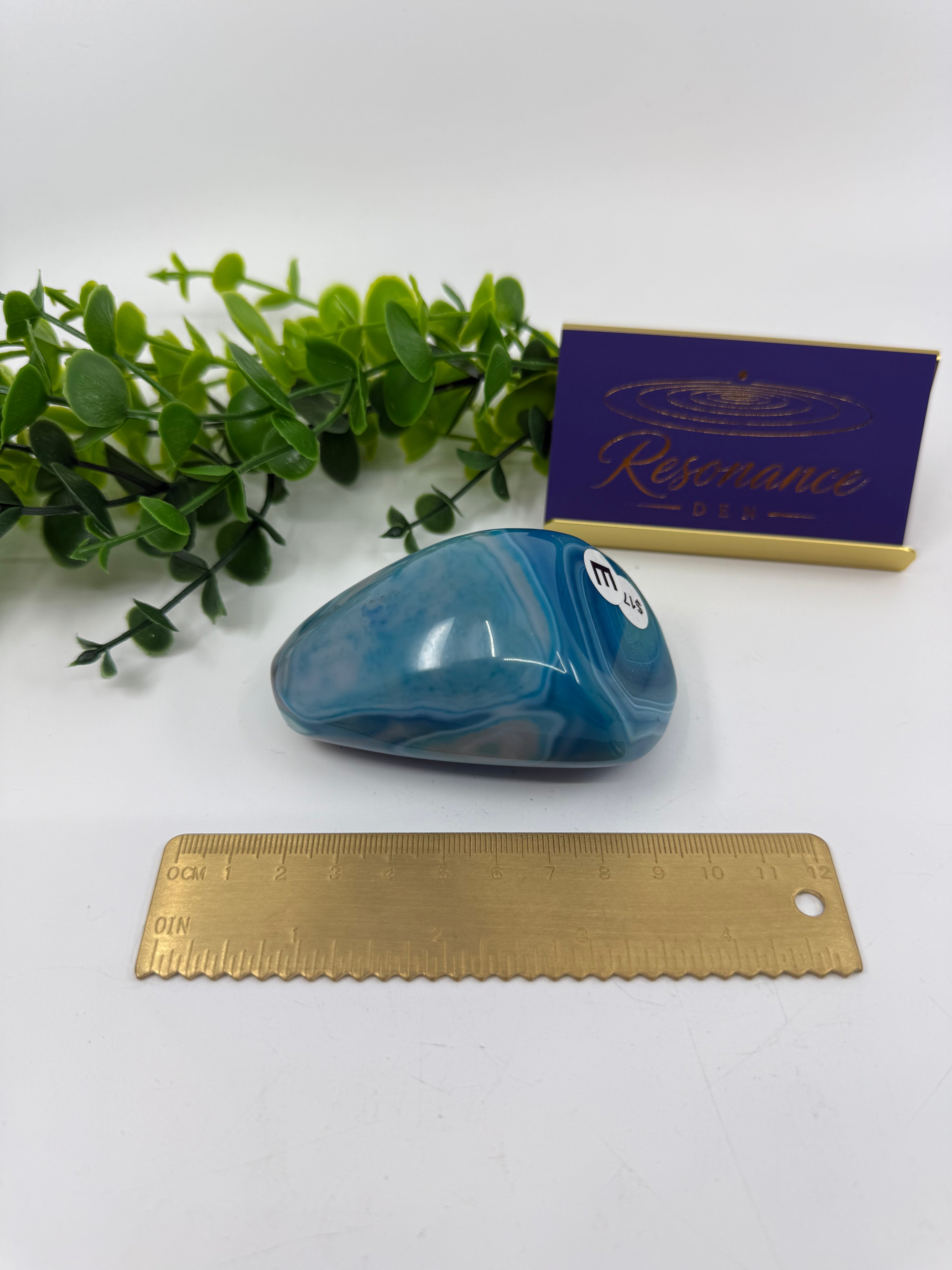Dyed Blue Agate Freeform (Opt E)