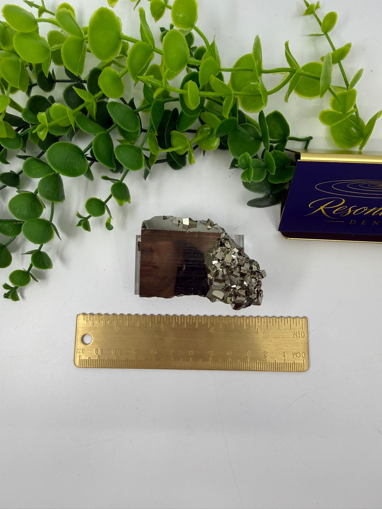 Raw Pyrite Cluster | On stand (Opt E)