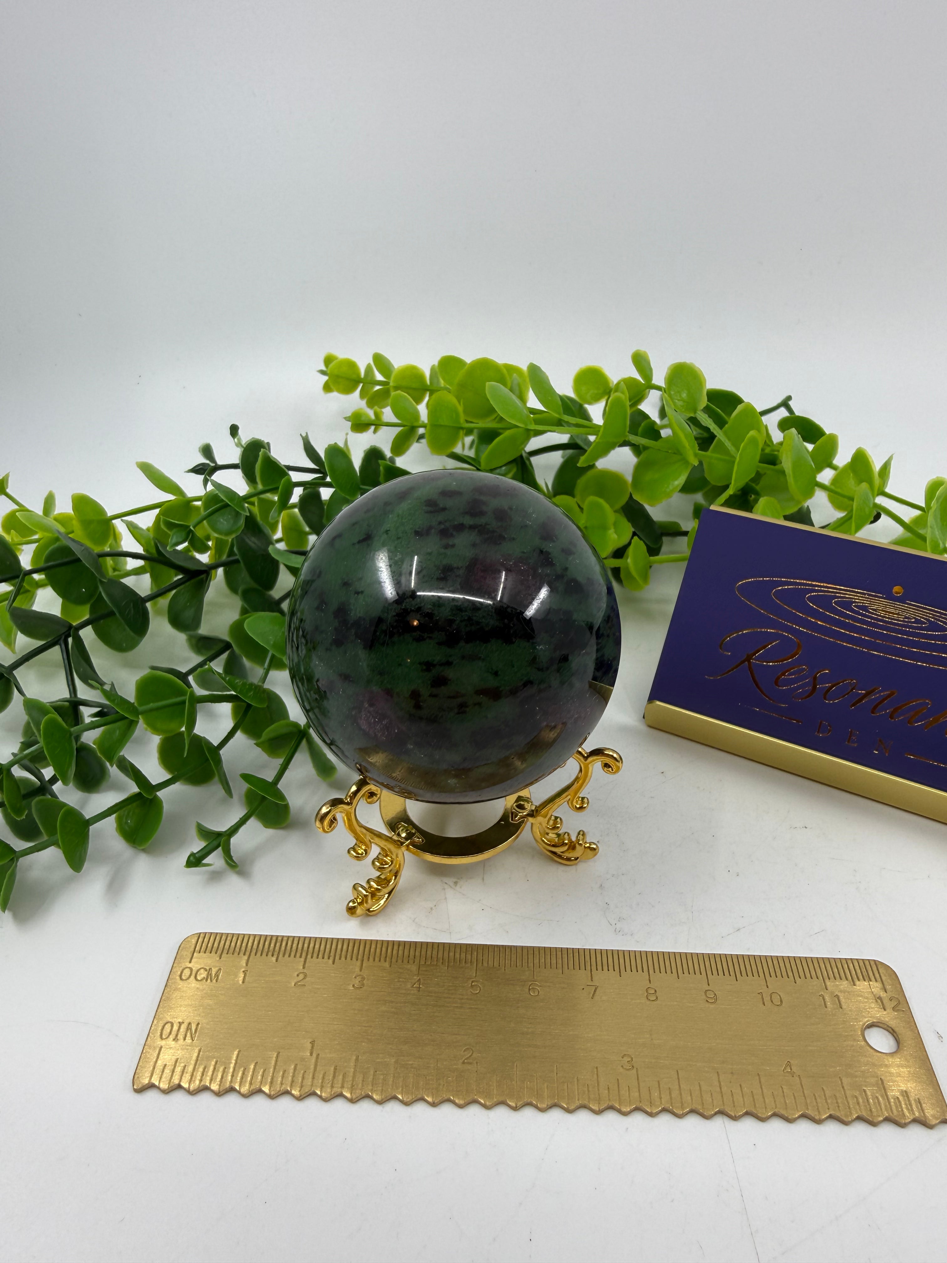 Ruby Zoisite Sphere (Opt K)
