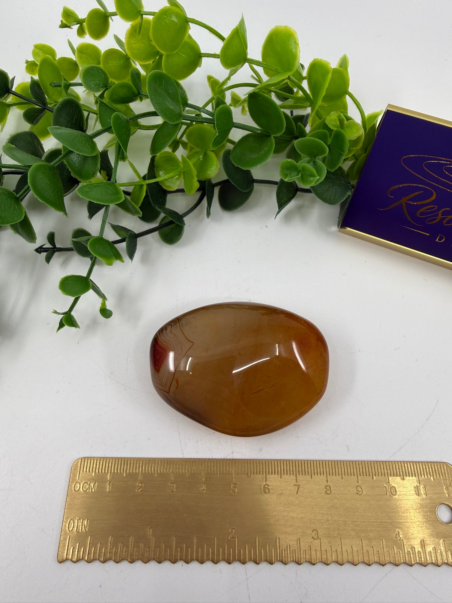 Carnelian Palm Stone (Opt D)