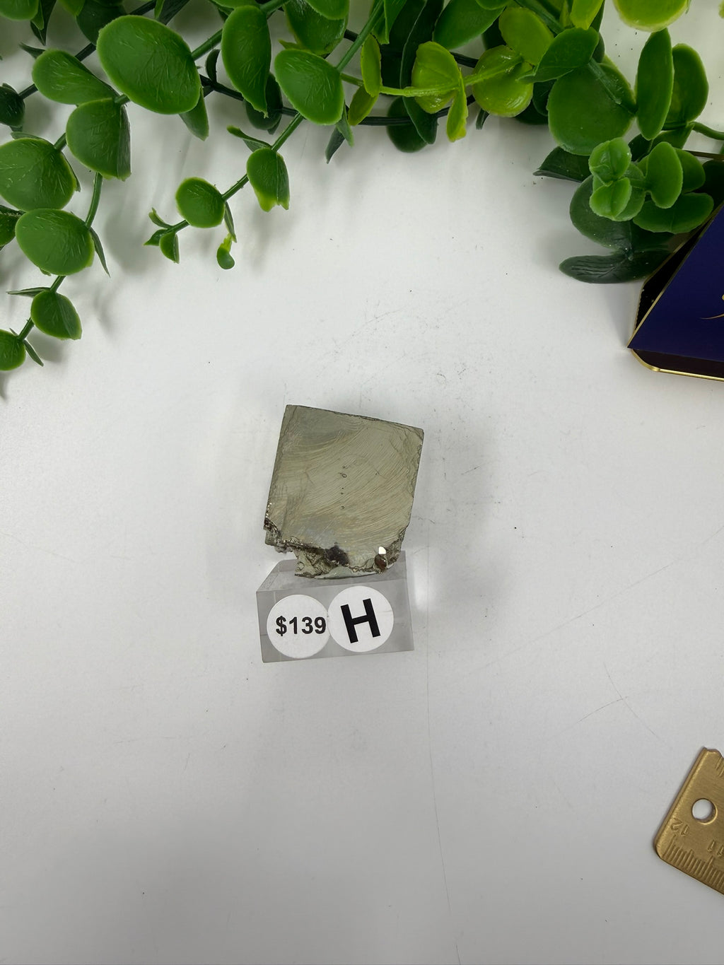 Raw Pyrite Cluster | On stand (Opt H)