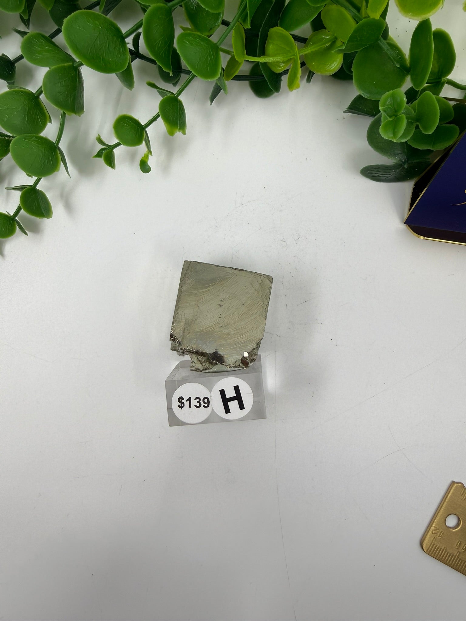 Raw Pyrite Cluster | On stand (Opt H)