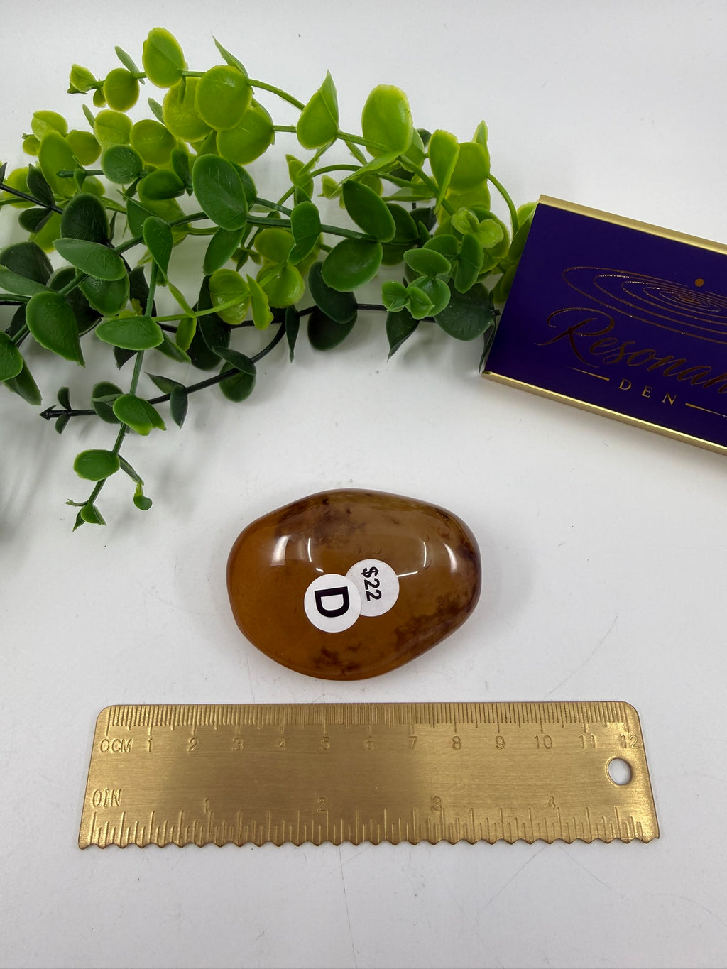 Carnelian Palm Stone (Opt D)