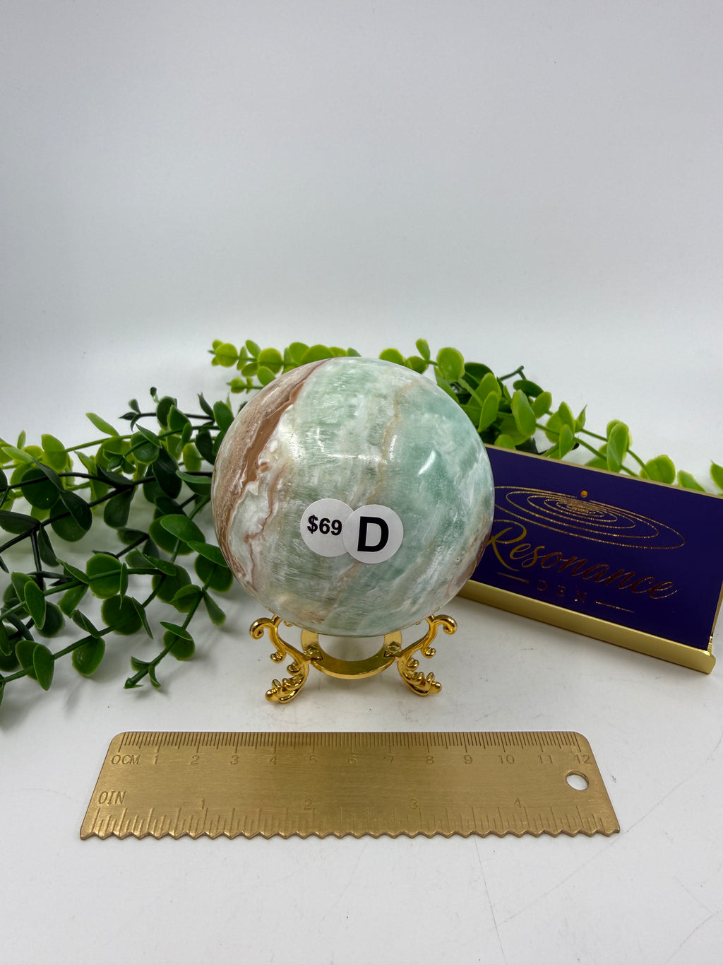 Caribbean Calcite Sphere (Opt D)