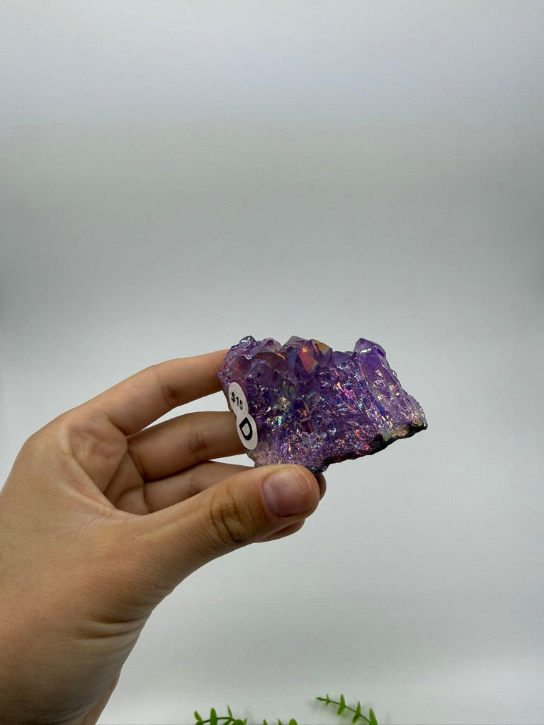 Aura Amethyst Raw Cluster (Opt D)
