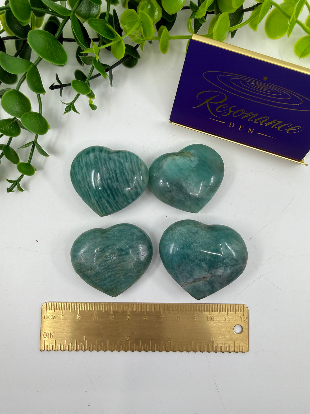 Amazonite Small hearts | Intuitively Chosen