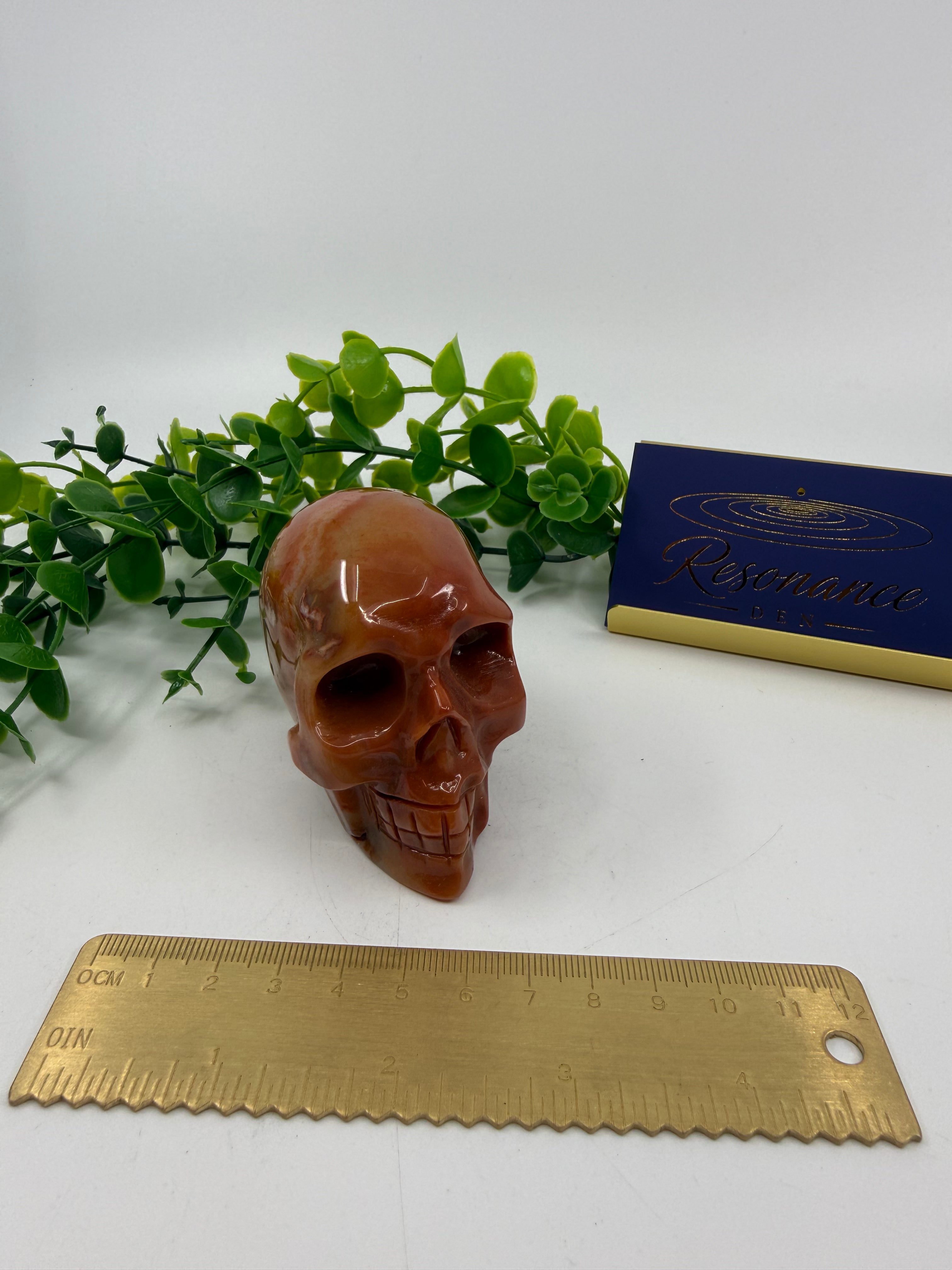Carnelian Small Skull