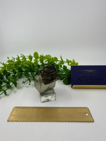 Raw Pyrite Cluster | On stand (Opt A)