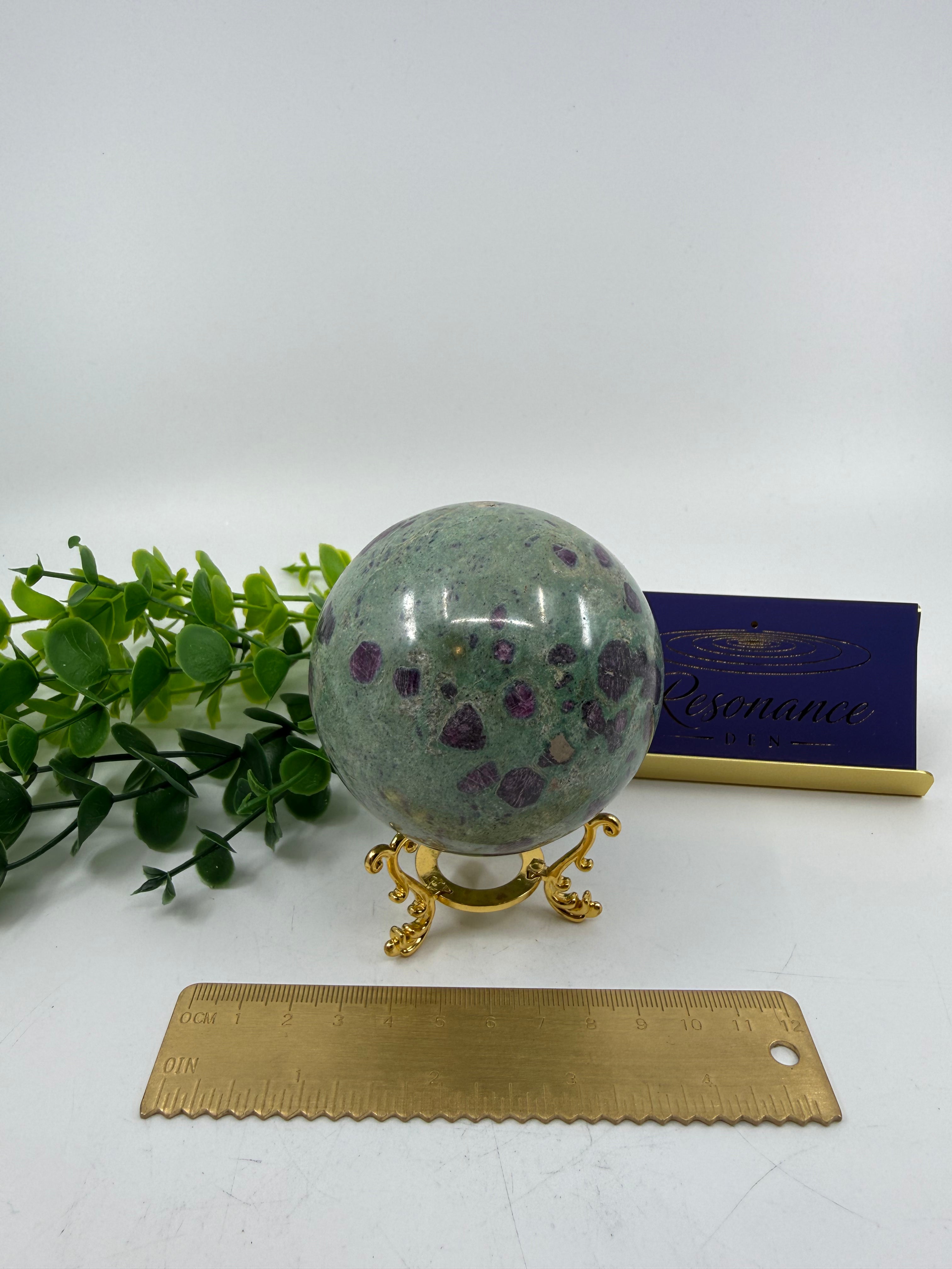 Ruby Fuchsite Sphere