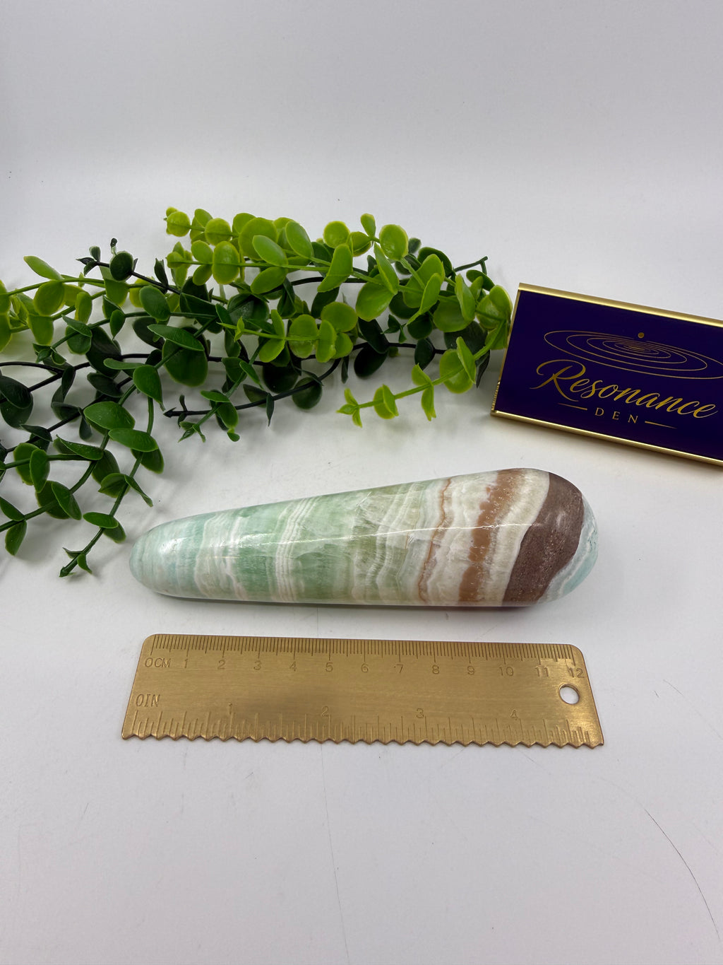 Caribbean Calcite Massage Wand (Opt C)