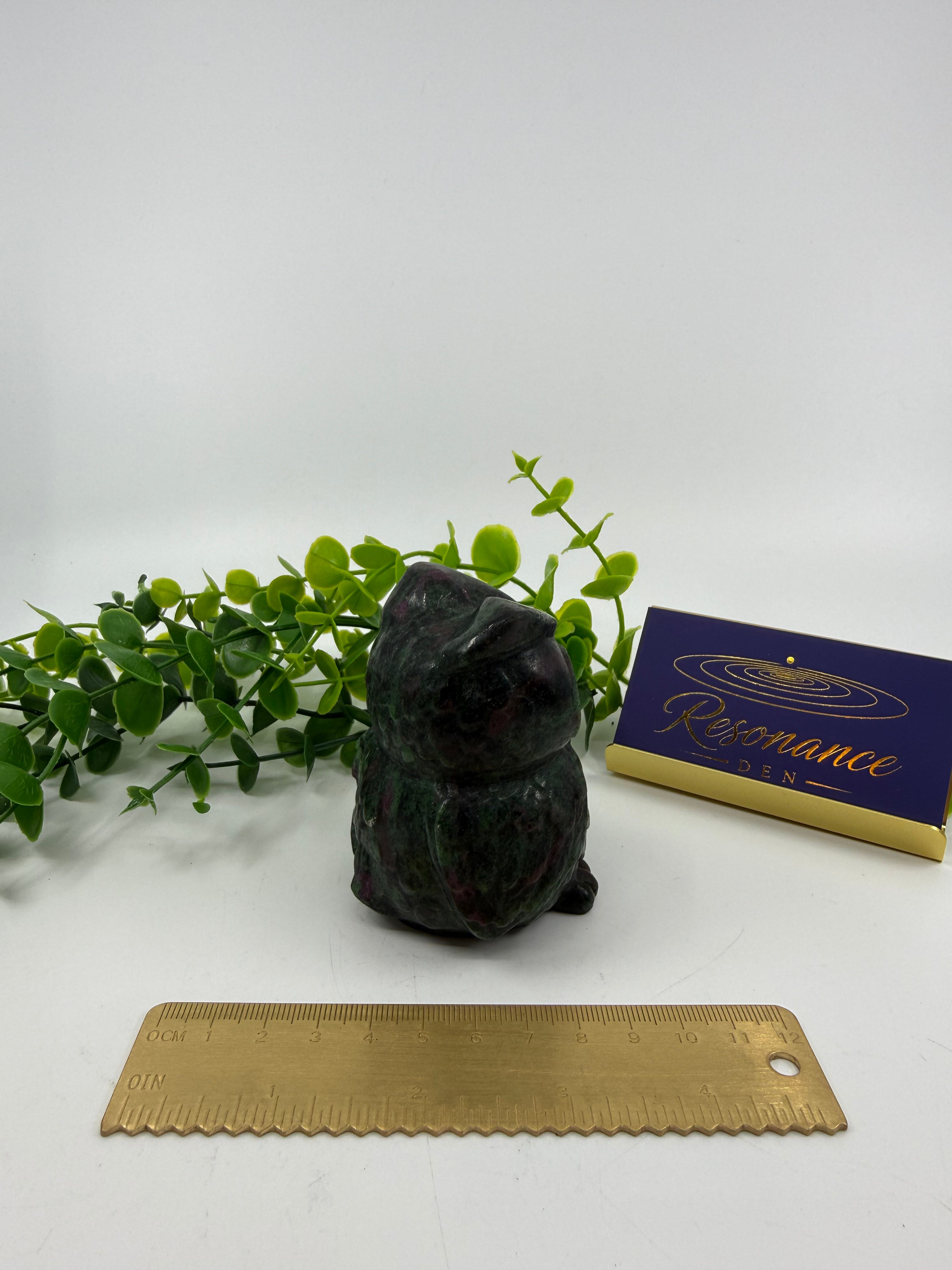 Ruby Zoisite Owl (Opt B)