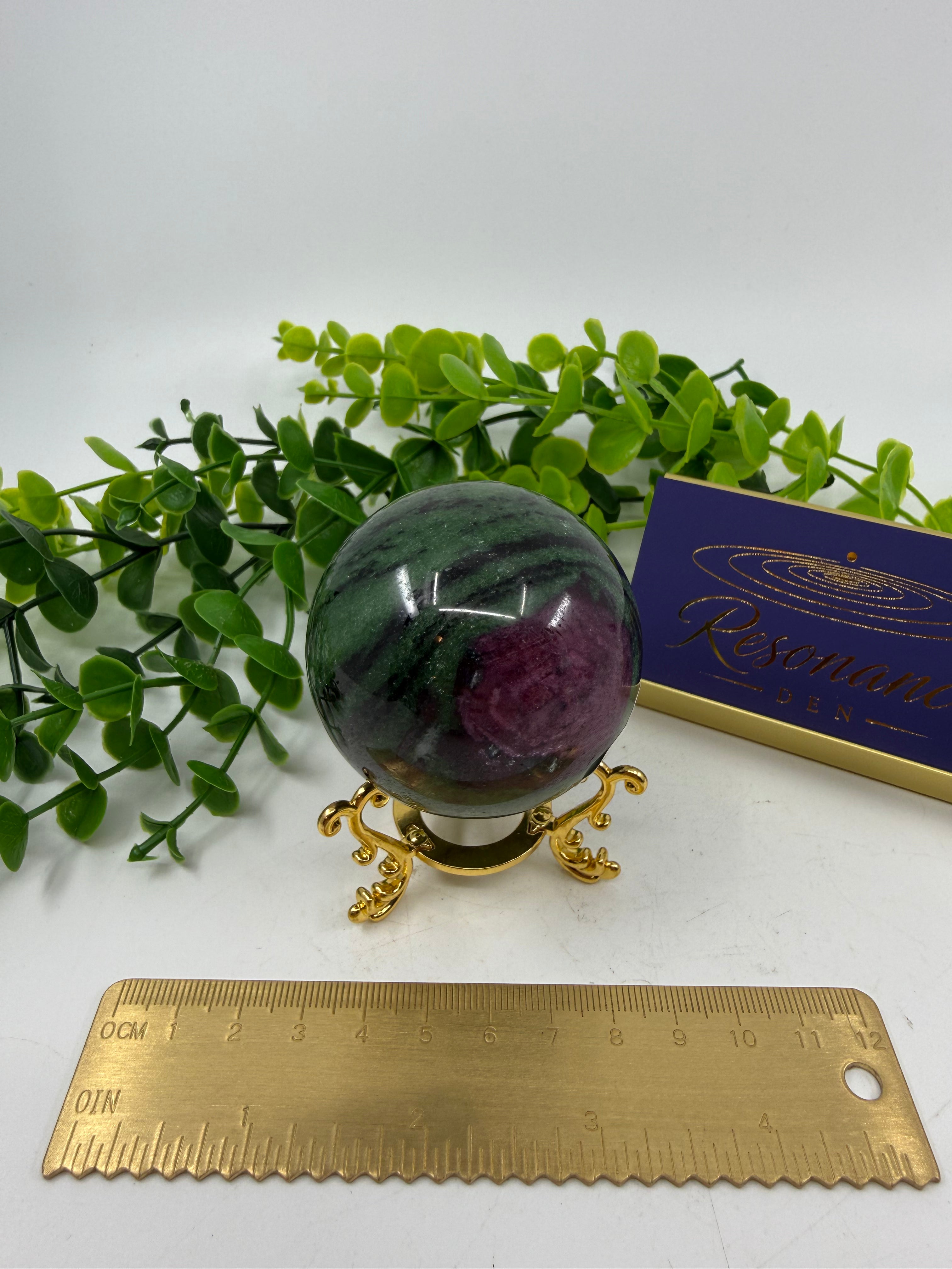 Ruby Zoisite Sphere (Opt H)