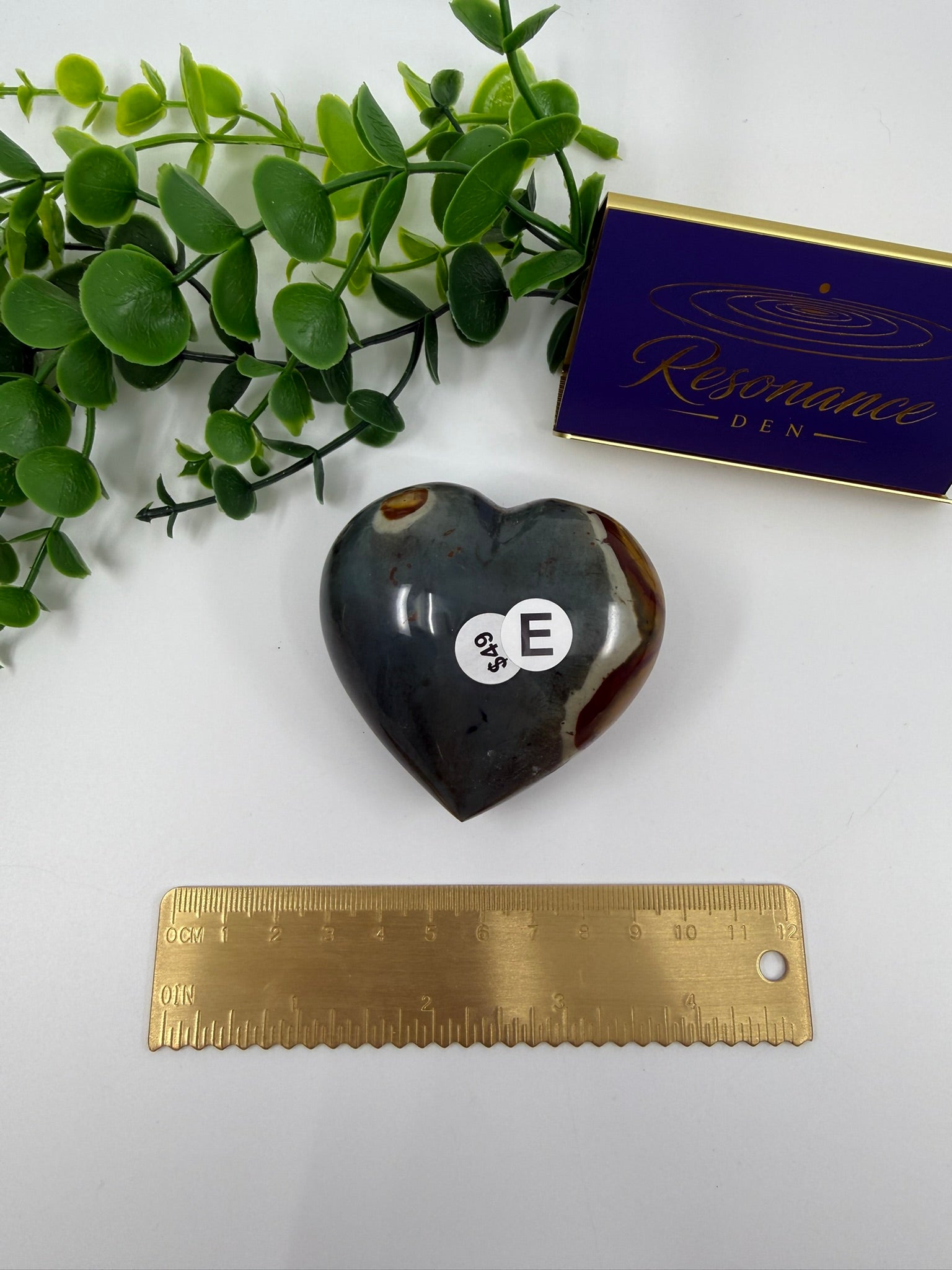 Polychrome Jasper Heart (Opt E)