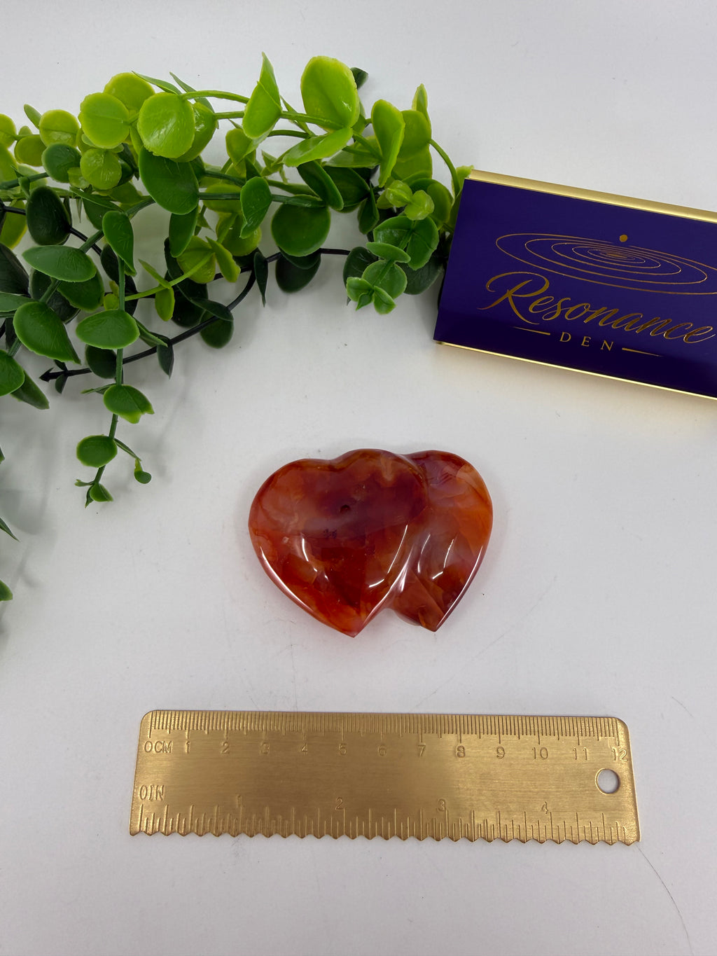 Carnelian Double Heart (Opt F)
