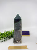 Moss Agate Large Tower (Opt L)