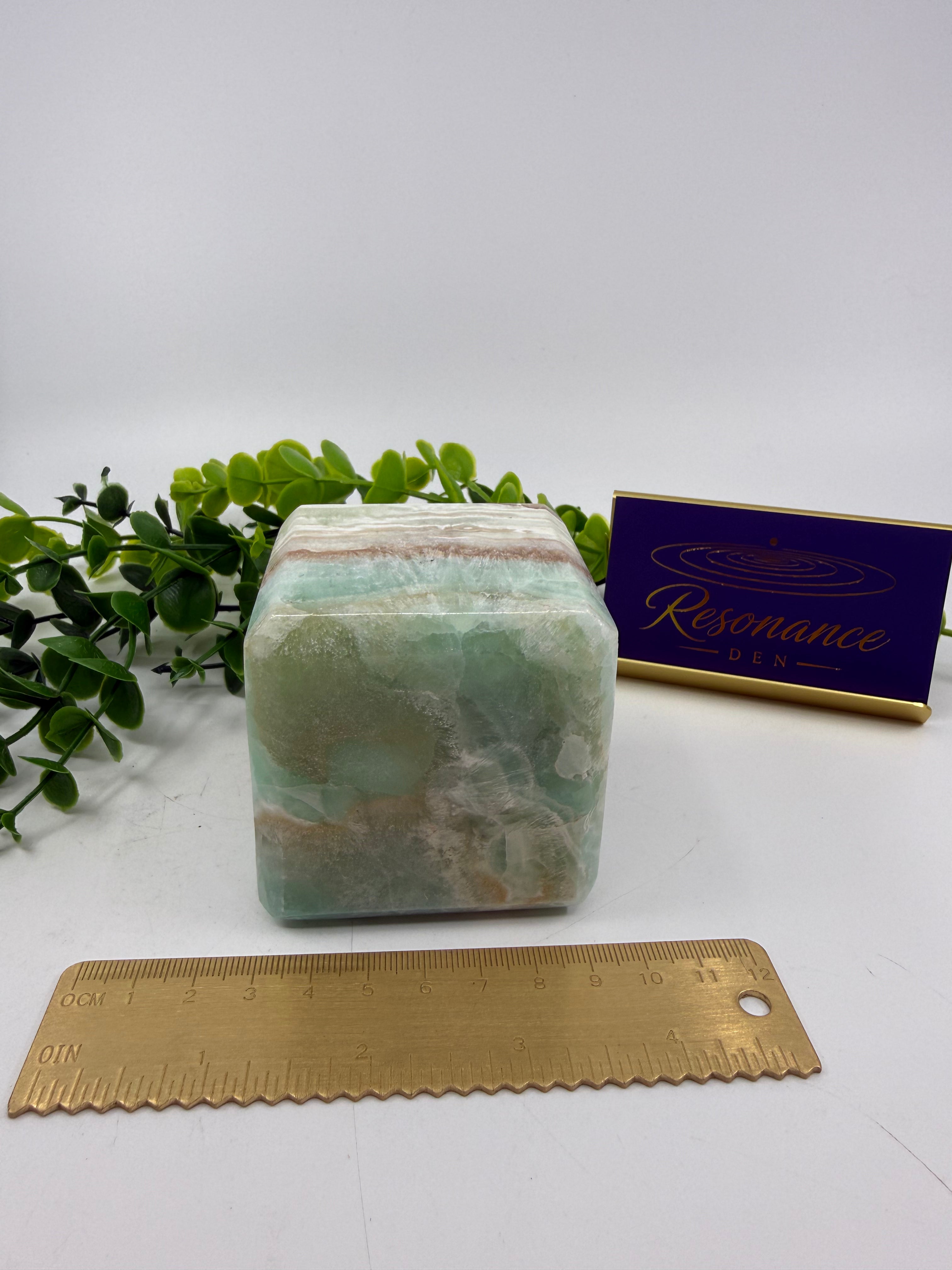 Caribbean Calcite Cube (Opt A)